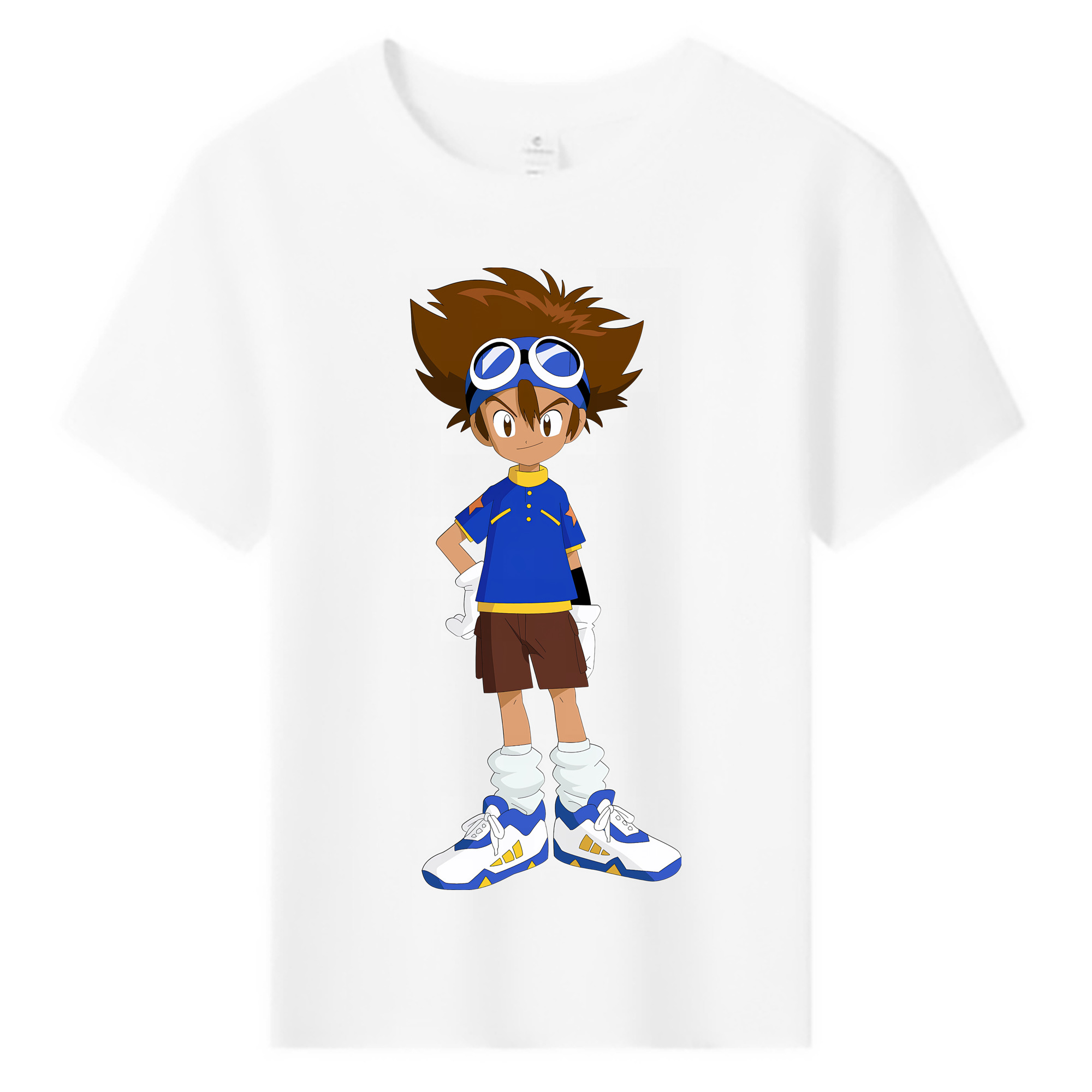 （画像用） Digimon デジタルモンスター/デジモン 綿100％キッズTシャツ（フロントプリント）