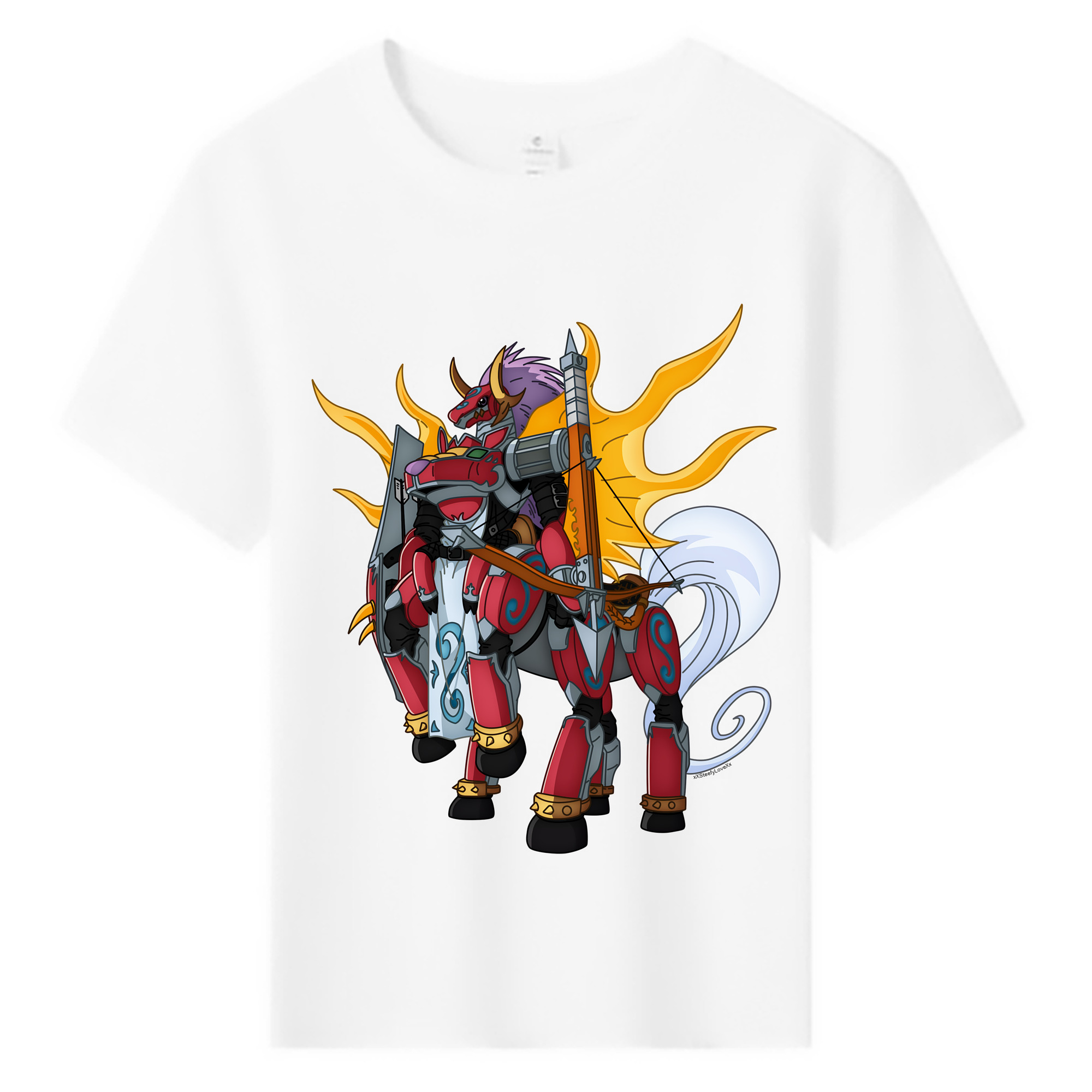 （画像用） Digimon デジタルモンスター/デジモン 綿100％キッズTシャツ（フロントプリント）