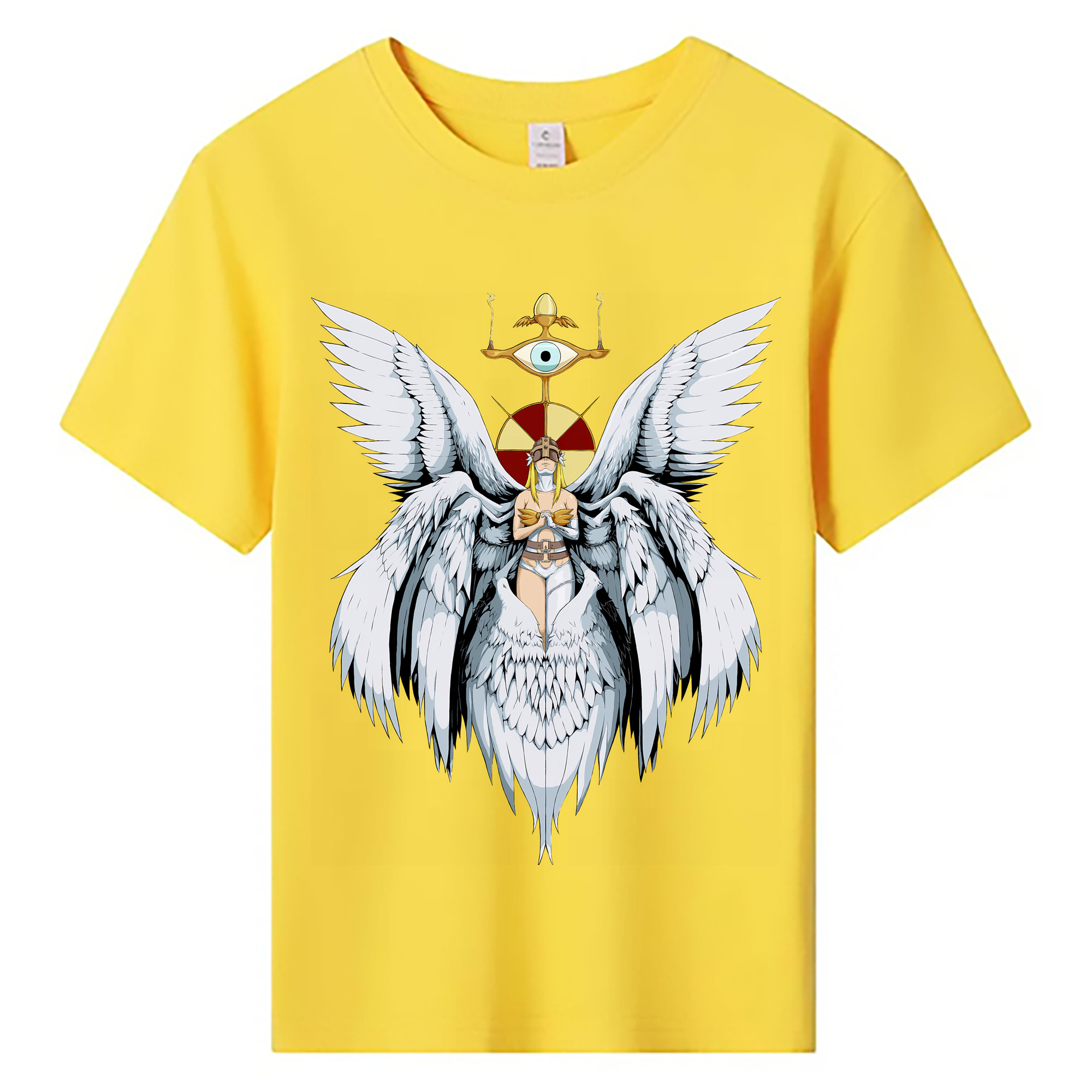 （画像用） Digimon デジタルモンスター/デジモン 綿100％キッズTシャツ（フロントプリント）