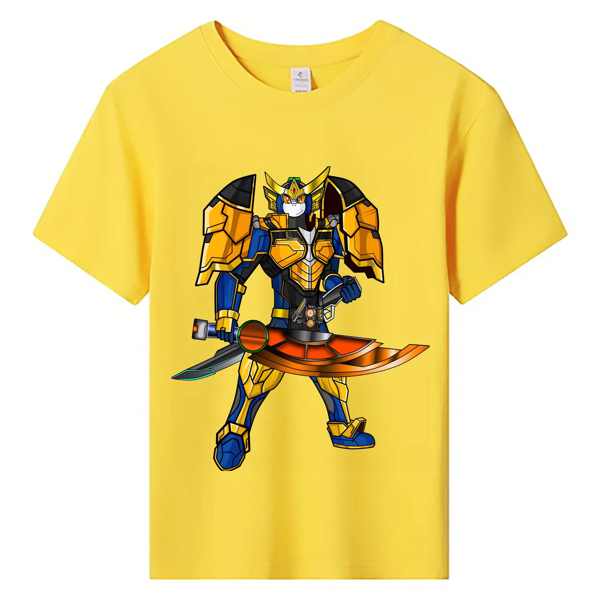 （画像用） Digimon デジタルモンスター/デジモン 綿100％キッズTシャツ（フロントプリント）