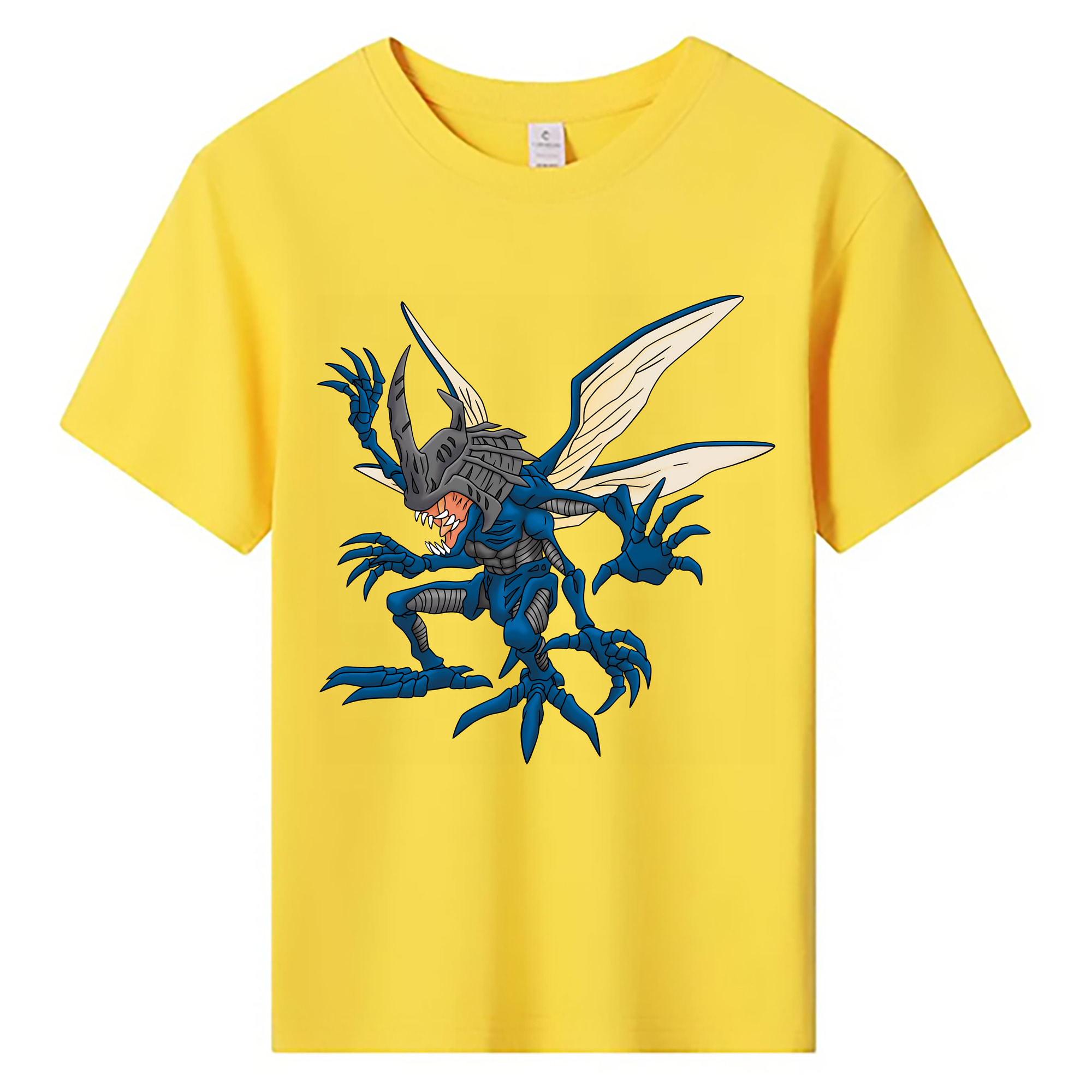 （画像用） Digimon デジタルモンスター/デジモン 綿100％キッズTシャツ（フロントプリント）