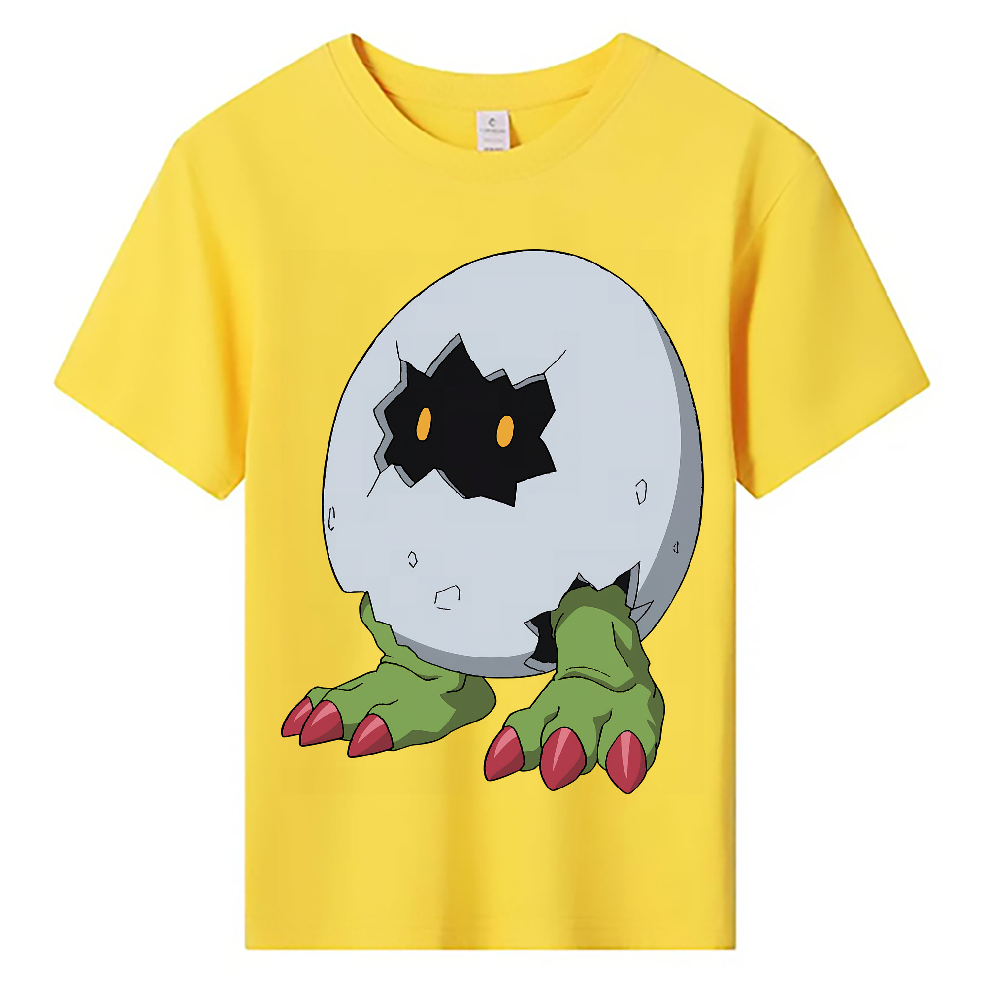 （画像用） Digimon デジタルモンスター/デジモン 綿100％キッズTシャツ（フロントプリント）