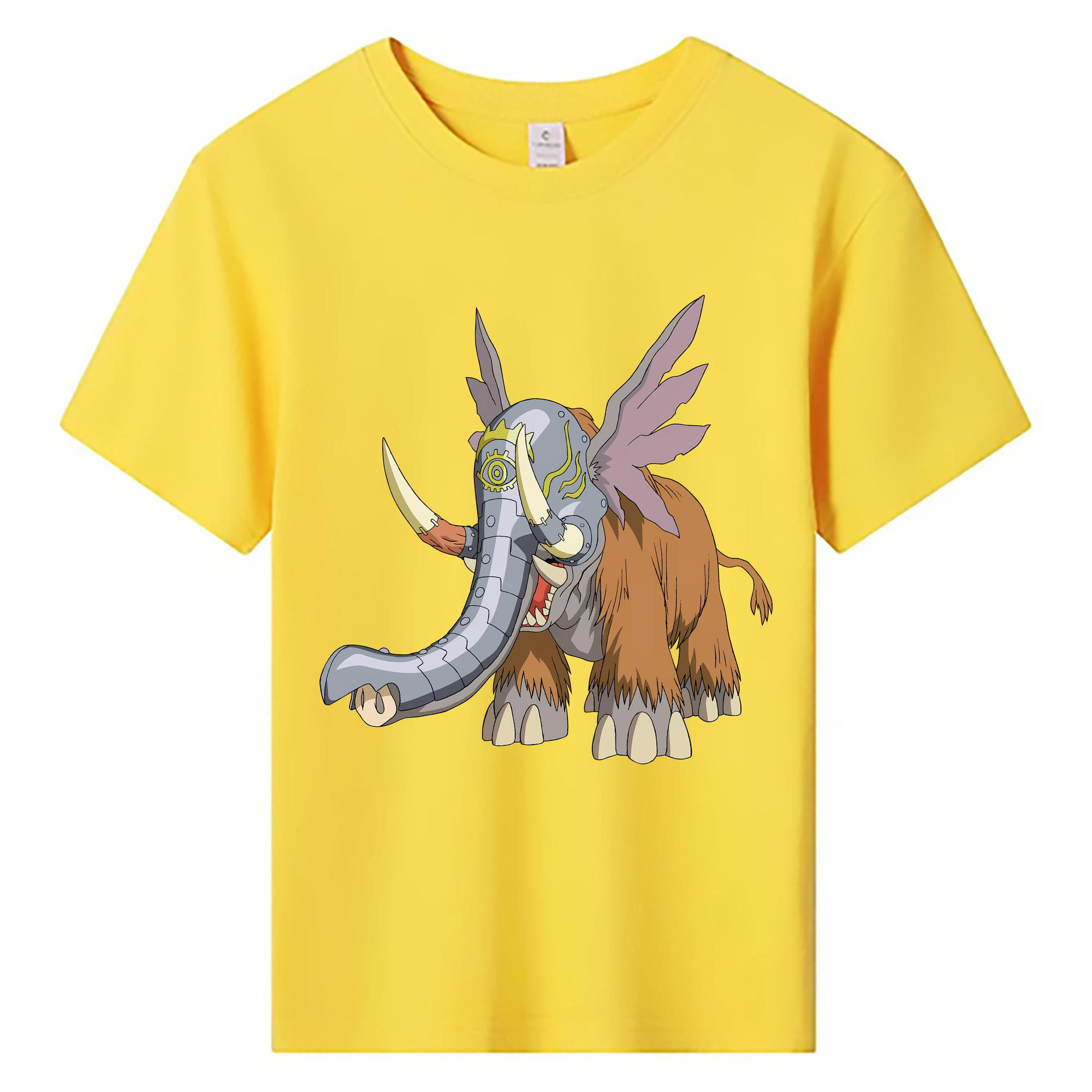（画像用） Digimon デジタルモンスター/デジモン 綿100％キッズTシャツ（フロントプリント）