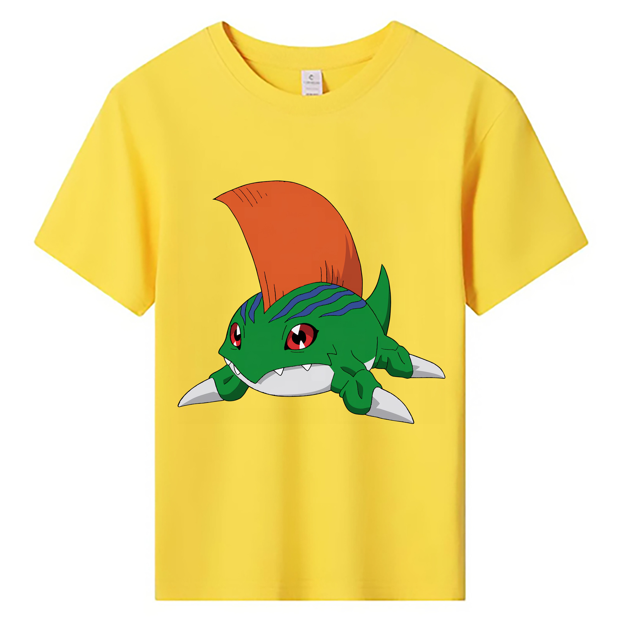 （画像用） Digimon デジタルモンスター/デジモン 綿100％キッズTシャツ（フロントプリント）