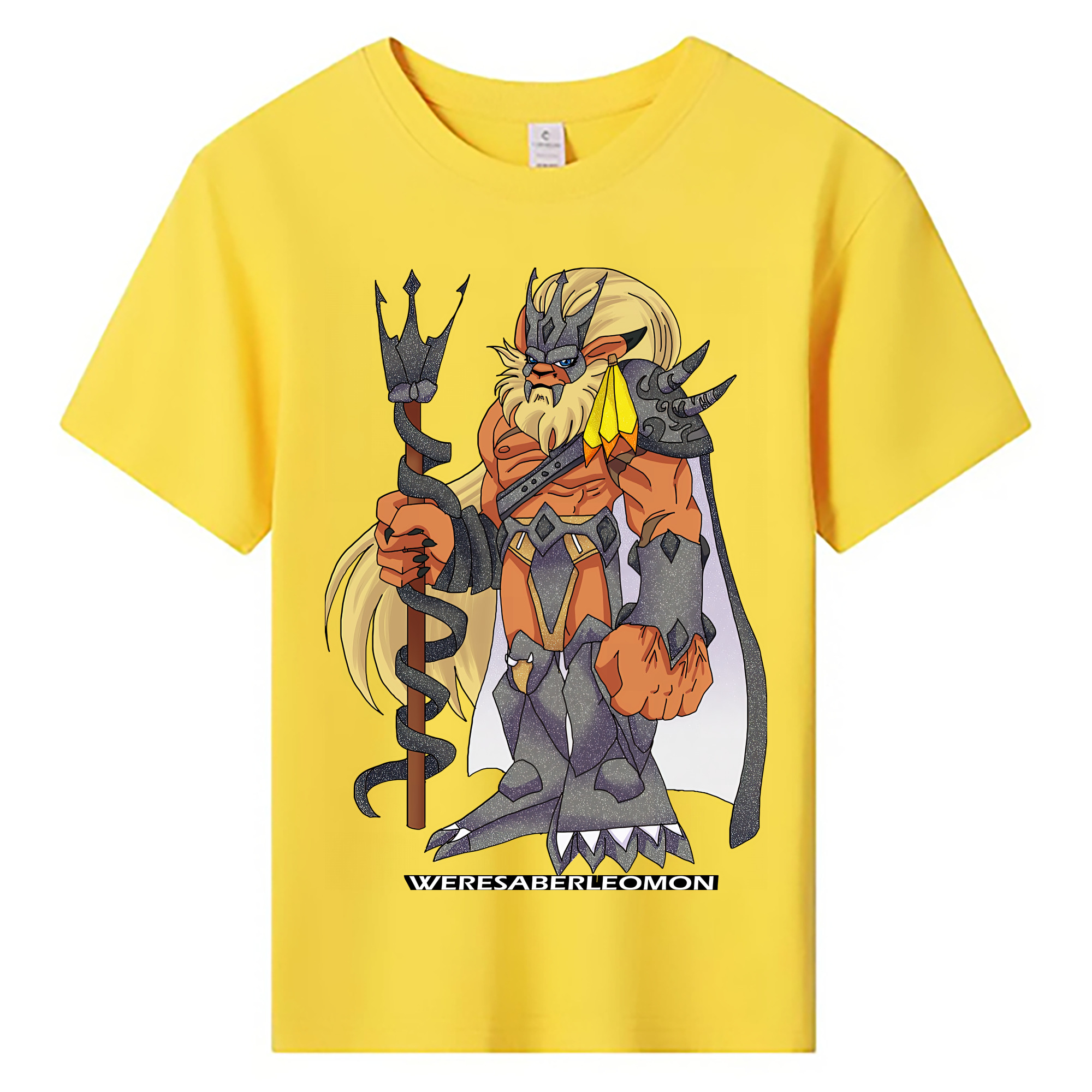 （画像用） Digimon デジタルモンスター/デジモン 綿100％キッズTシャツ（フロントプリント）