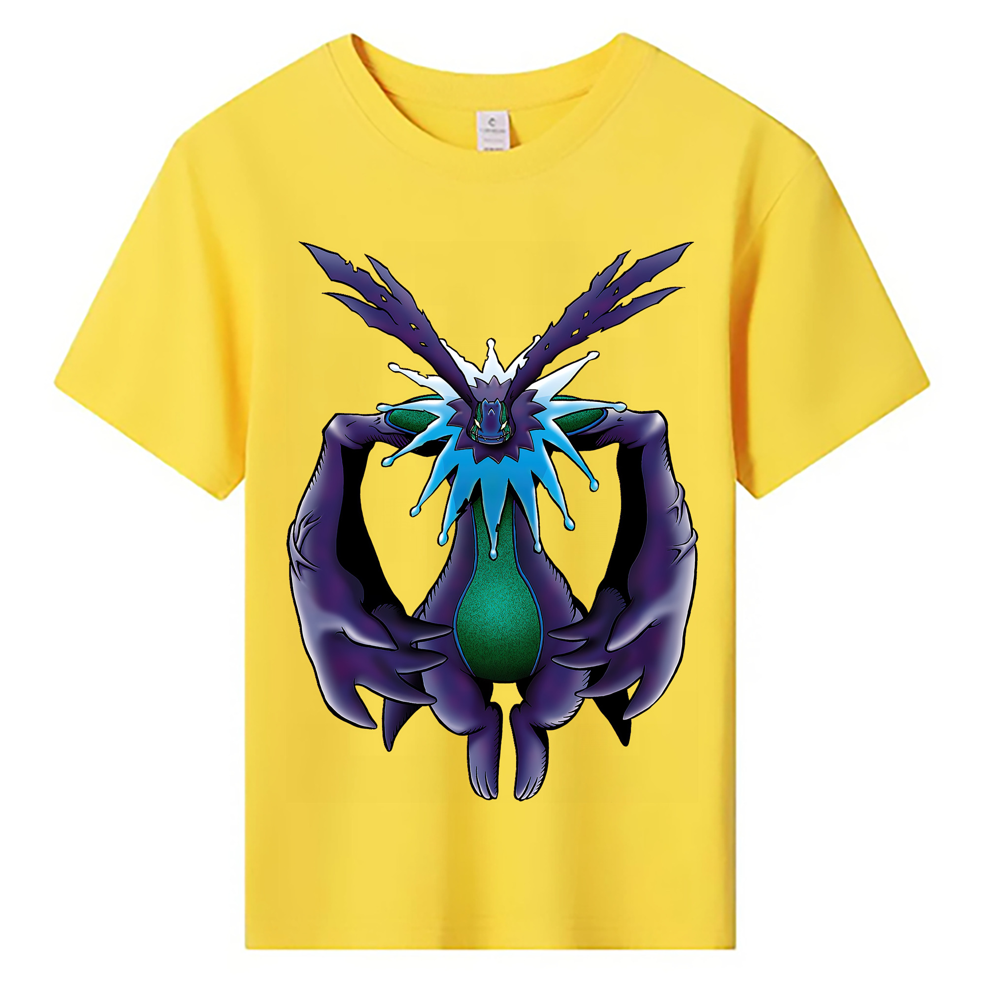 （画像用） Digimon デジタルモンスター/デジモン 綿100％キッズTシャツ（フロントプリント）