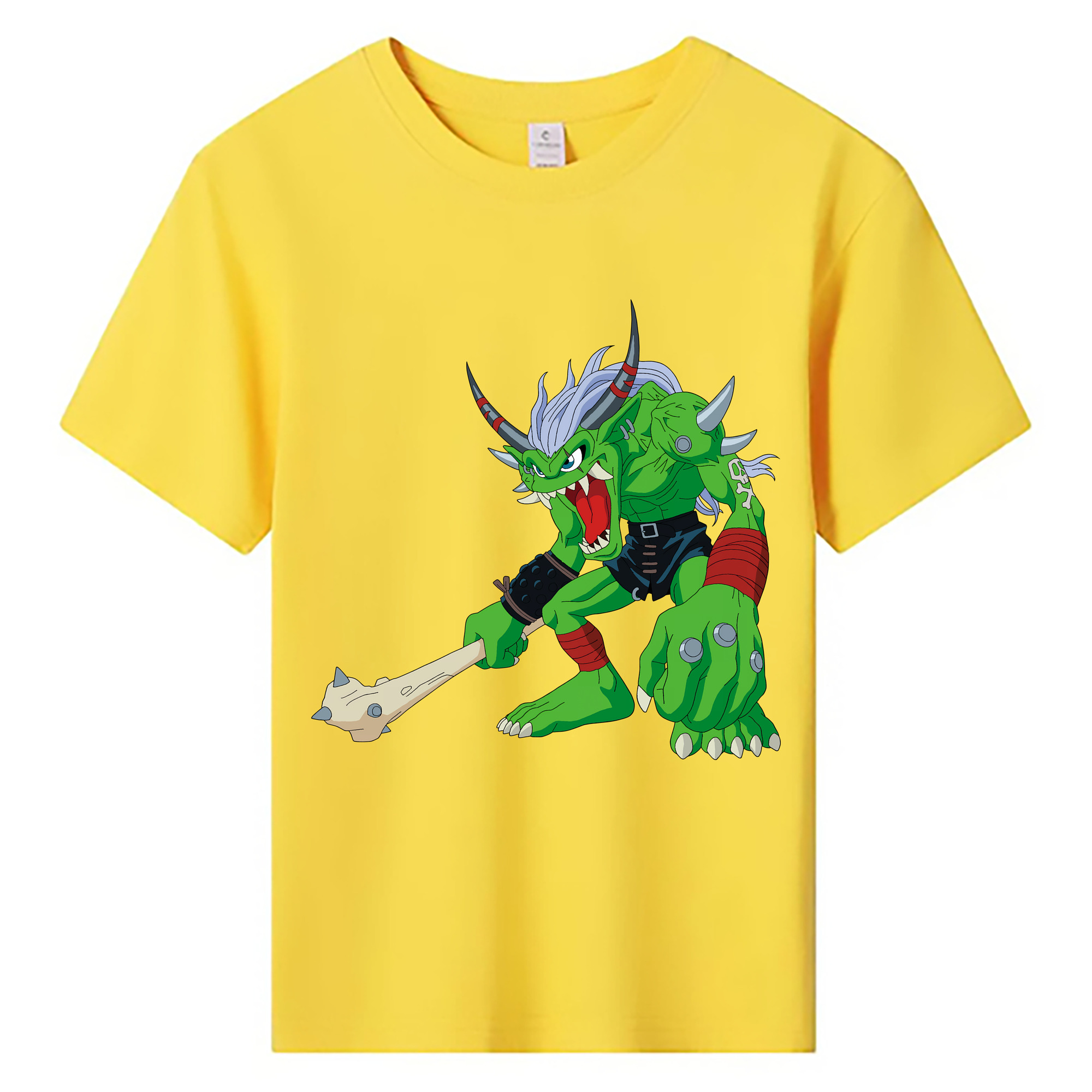 （画像用） Digimon デジタルモンスター/デジモン 綿100％キッズTシャツ（フロントプリント）