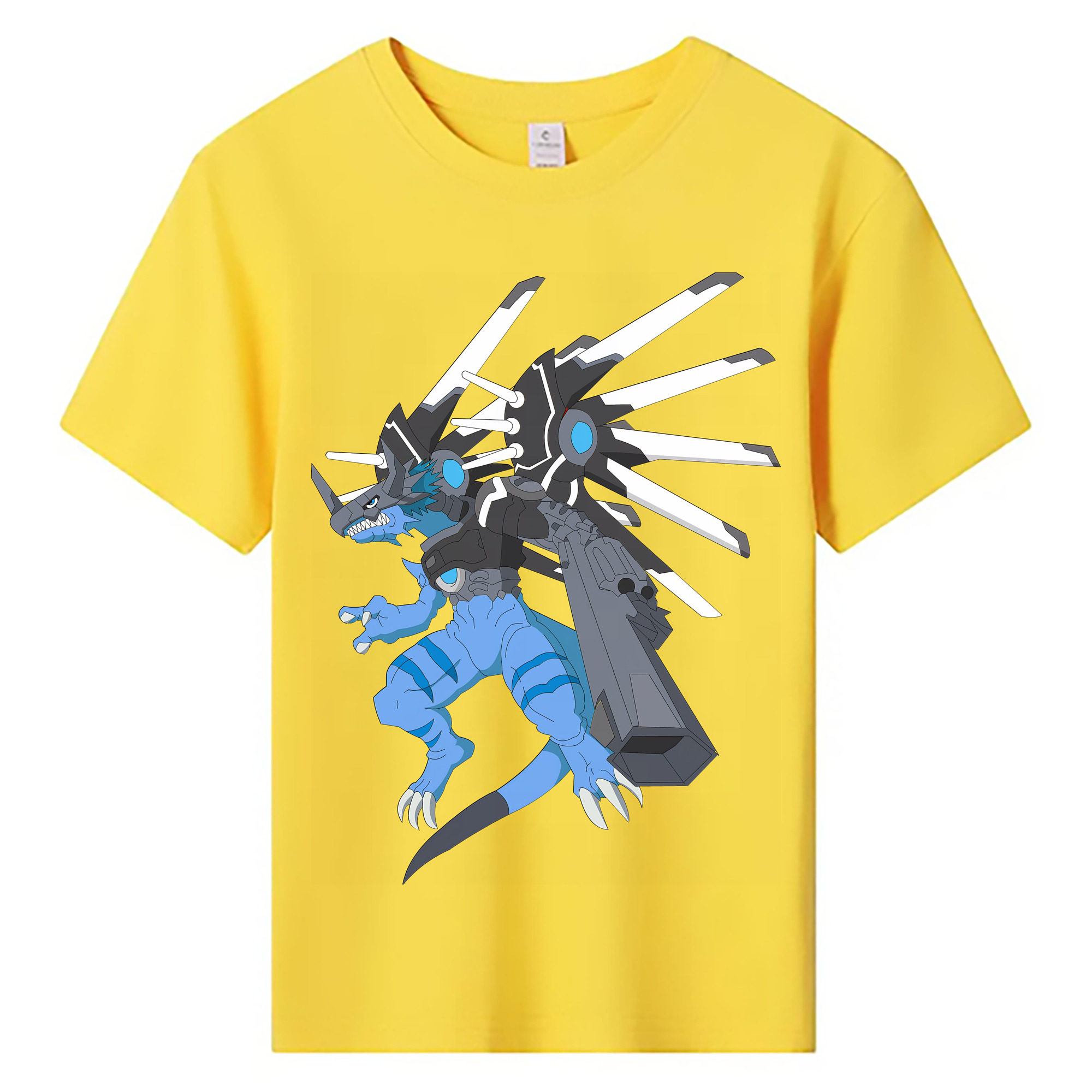 （画像用） Digimon デジタルモンスター/デジモン 綿100％キッズTシャツ（フロントプリント）