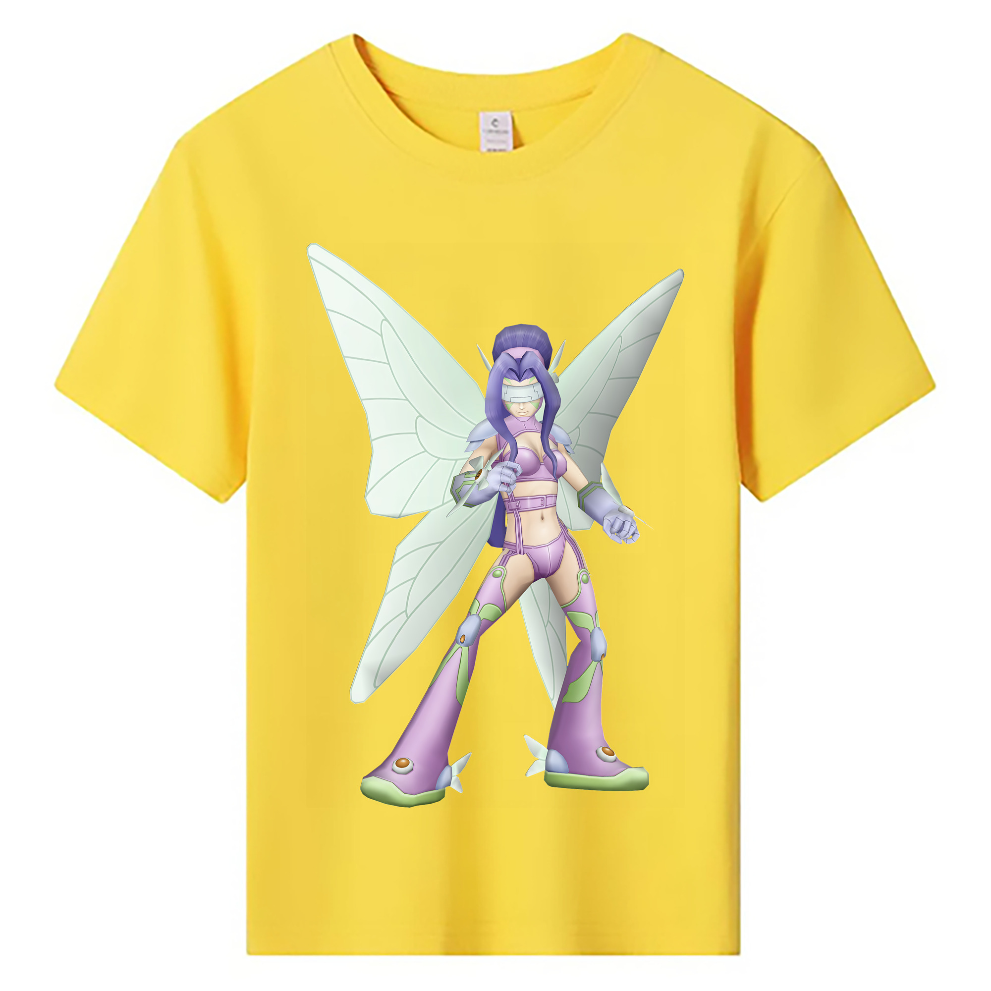 （画像用） Digimon デジタルモンスター/デジモン 綿100％キッズTシャツ（フロントプリント）