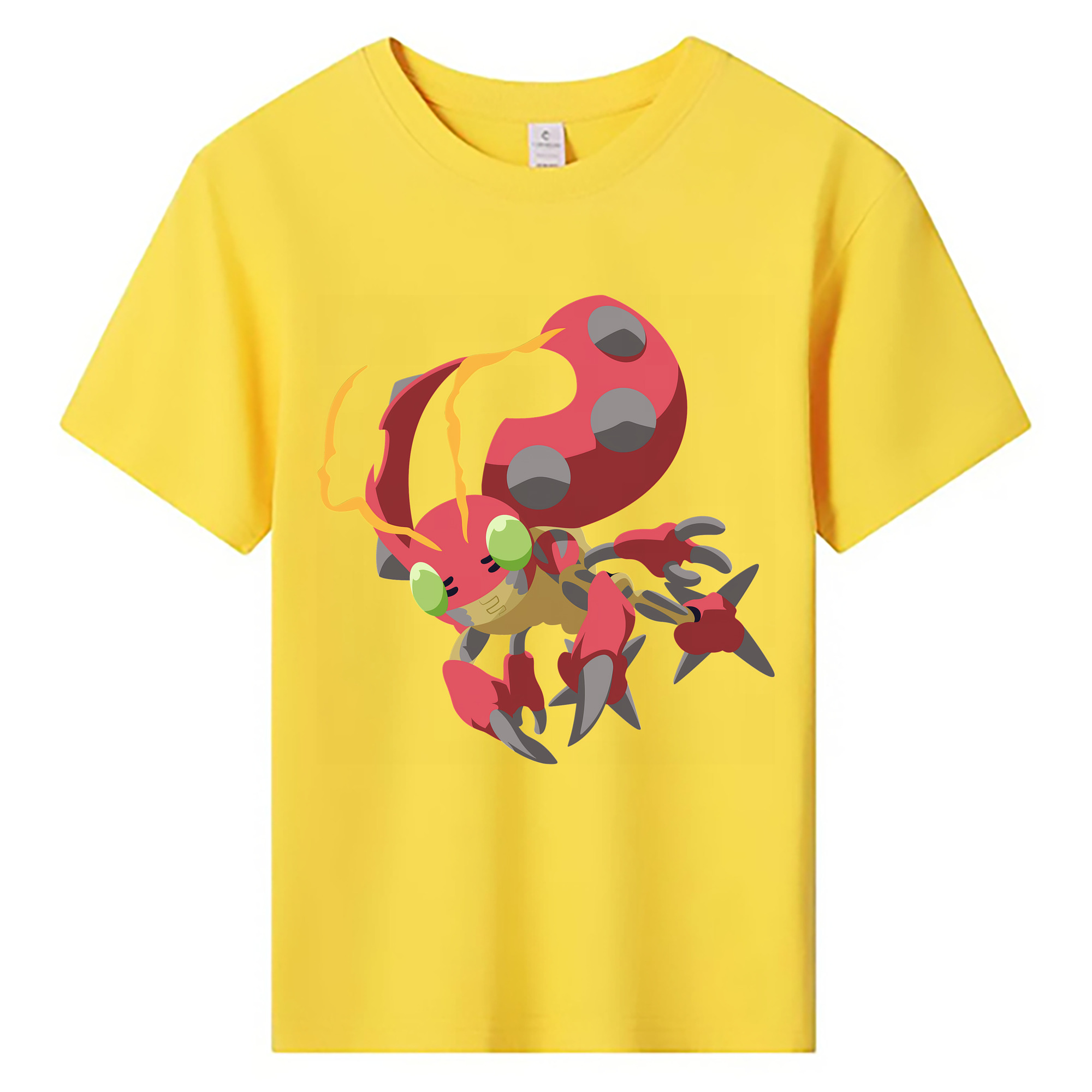 （画像用） Digimon デジタルモンスター/デジモン 綿100％キッズTシャツ（フロントプリント）