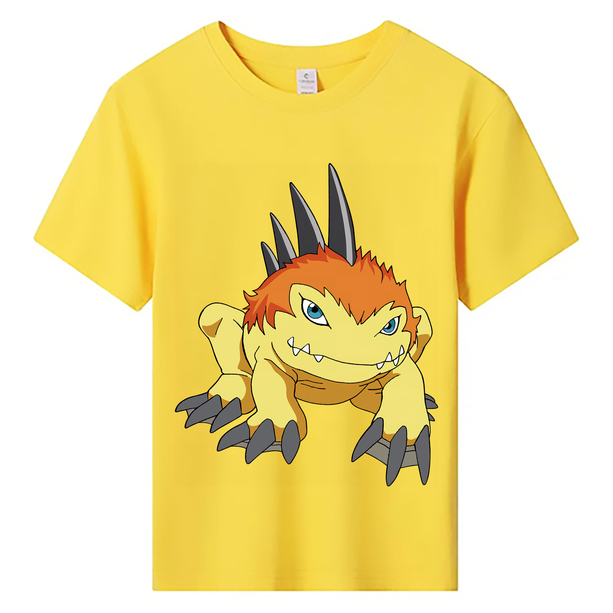 （画像用） Digimon デジタルモンスター/デジモン 綿100％キッズTシャツ（フロントプリント）