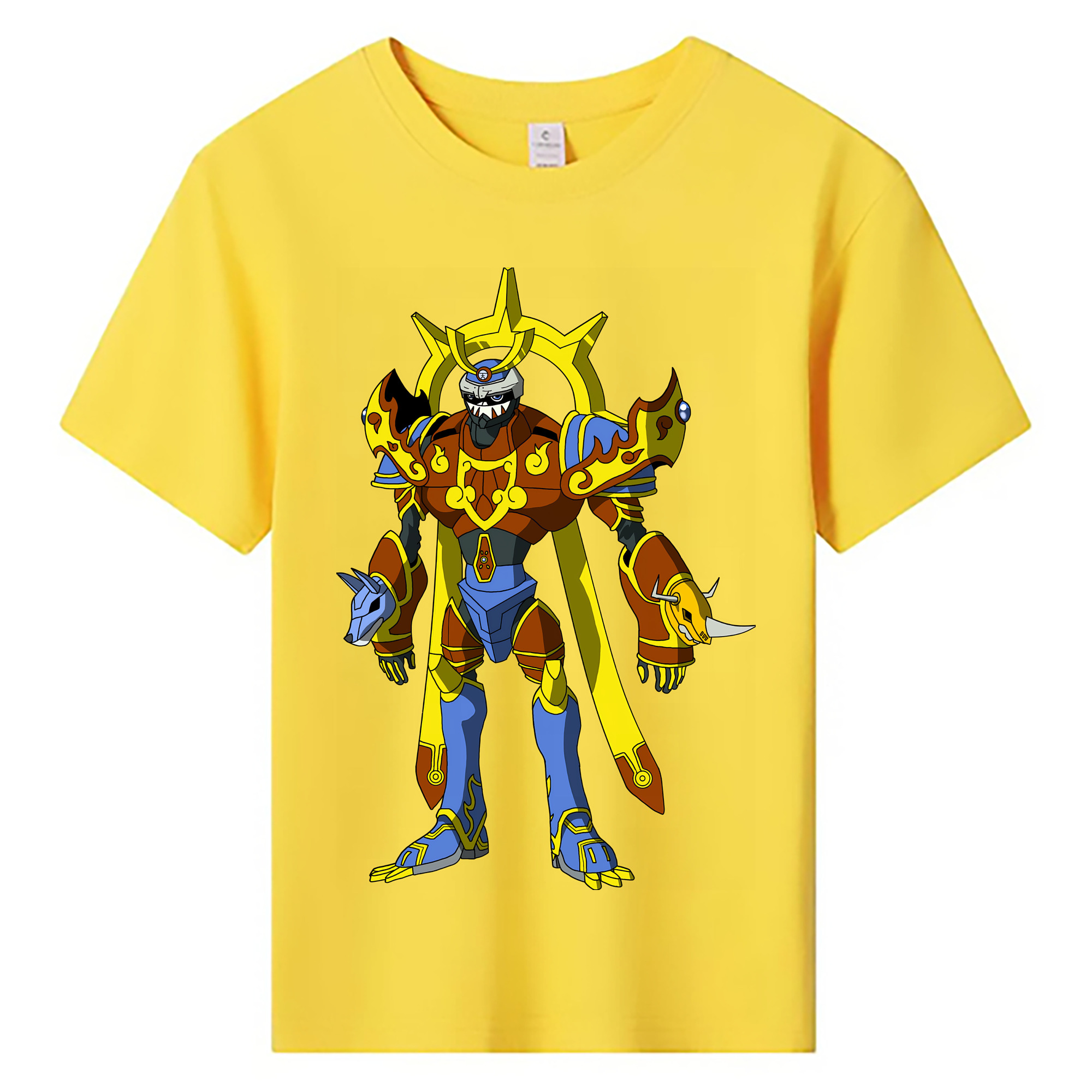 （画像用） Digimon デジタルモンスター/デジモン 綿100％キッズTシャツ（フロントプリント）