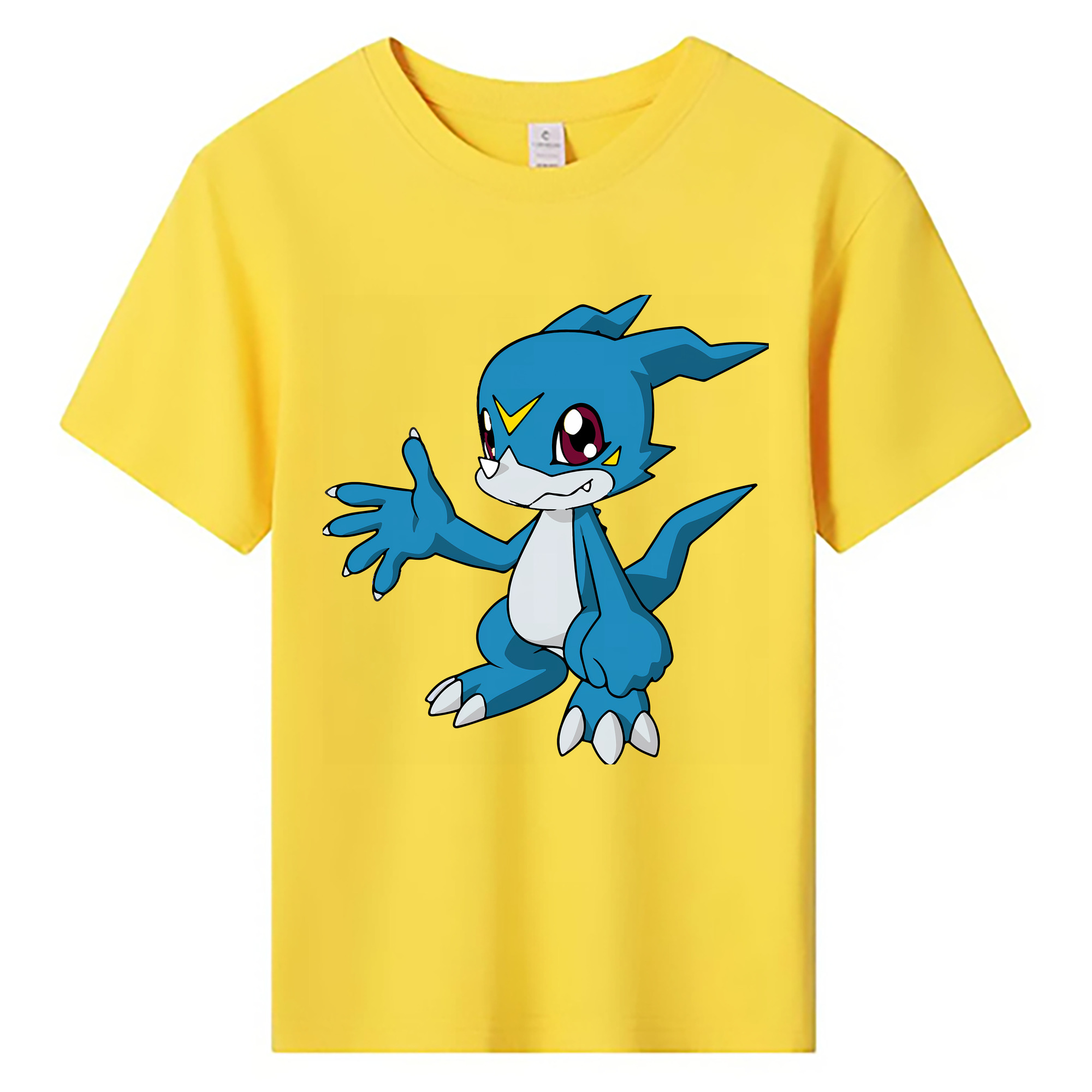 （画像用） Digimon デジタルモンスター/デジモン 綿100％キッズTシャツ（フロントプリント）