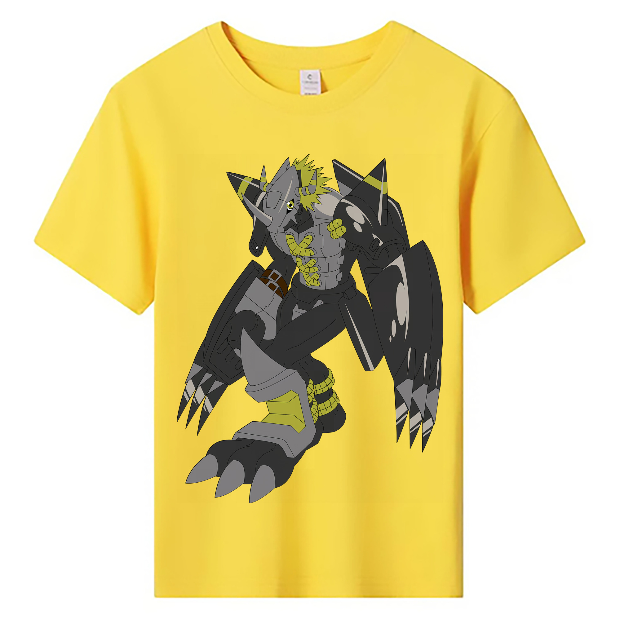 （画像用） Digimon デジタルモンスター/デジモン 綿100％キッズTシャツ（フロントプリント）