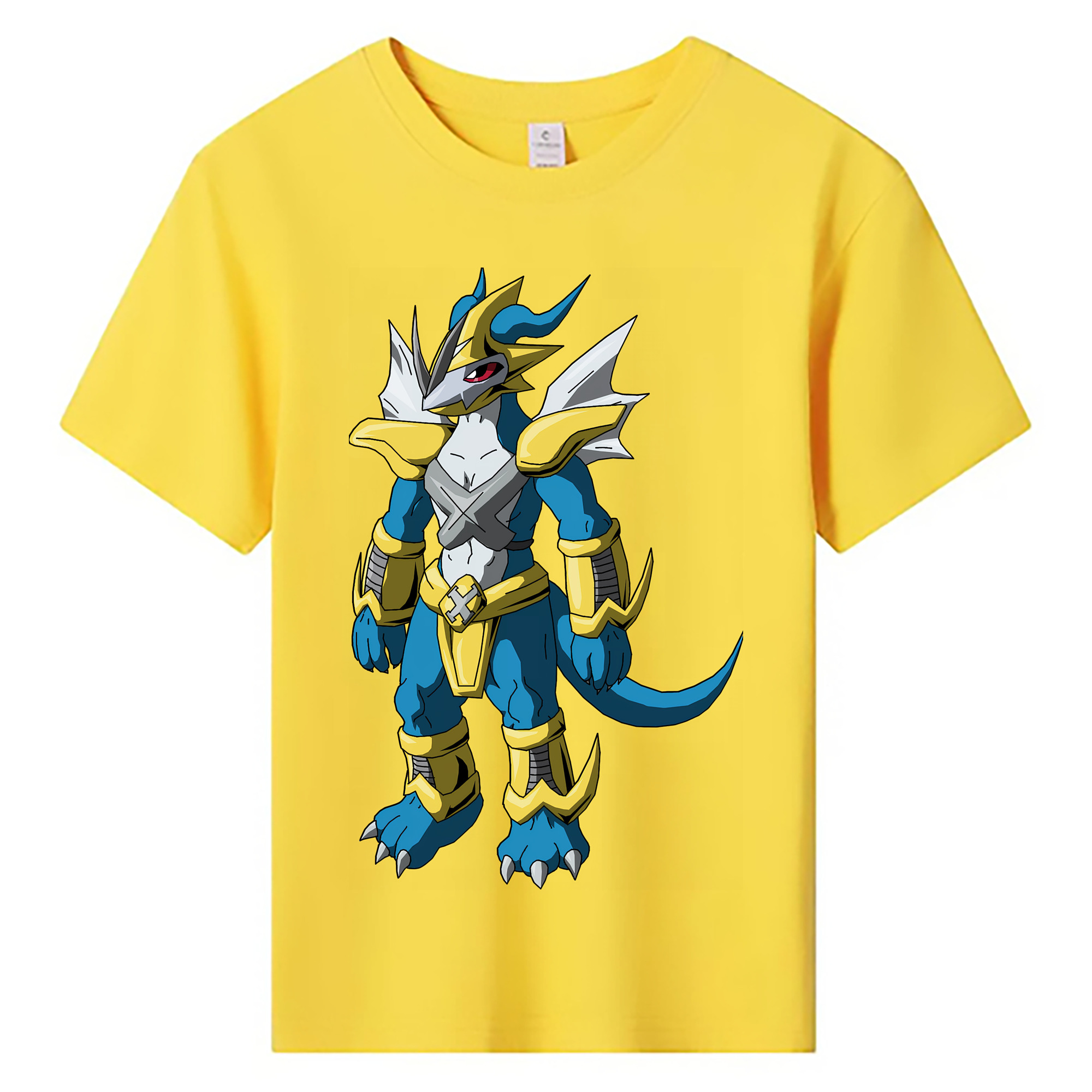（画像用） Digimon デジタルモンスター/デジモン 綿100％キッズTシャツ（フロントプリント）