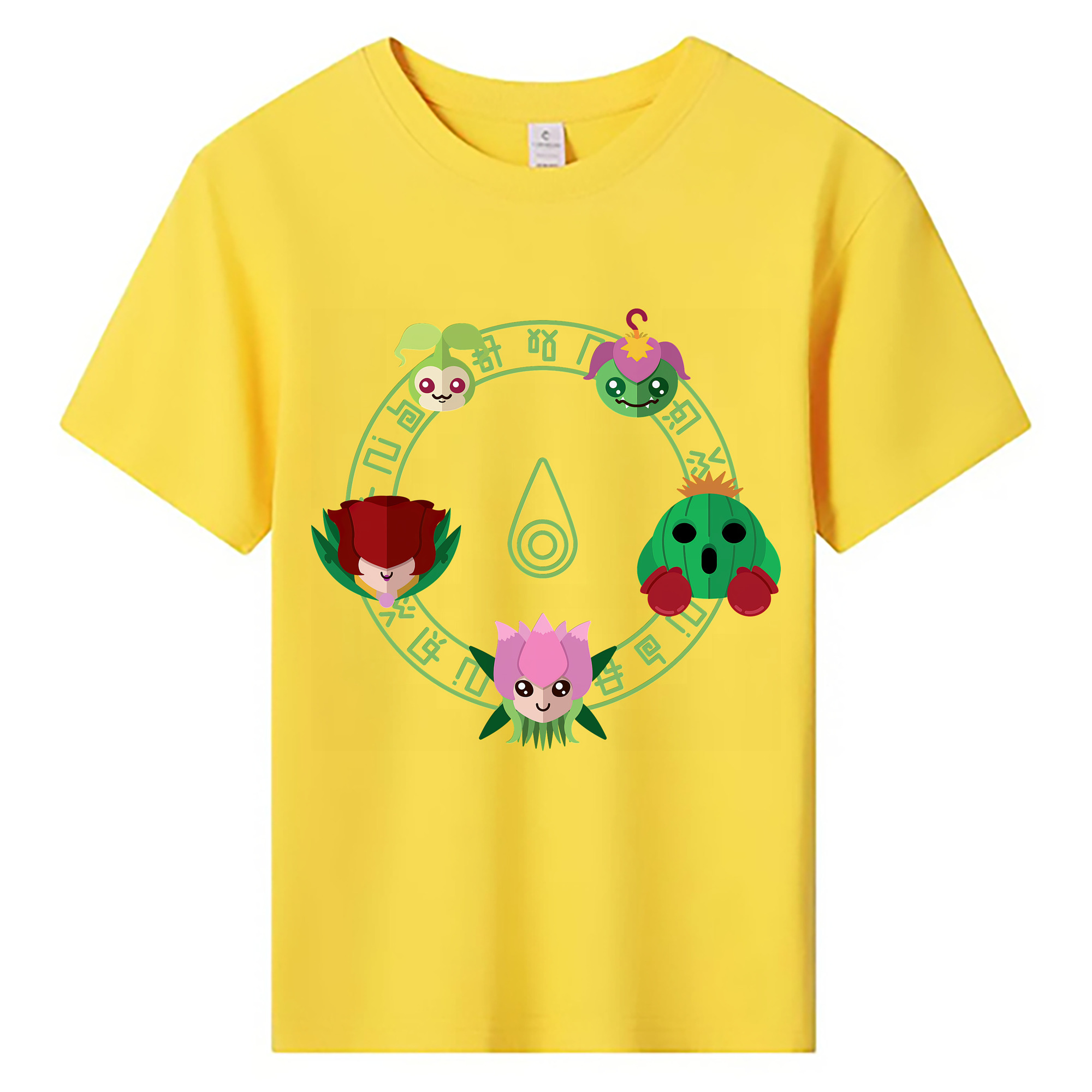 （画像用） Digimon デジタルモンスター/デジモン 綿100％キッズTシャツ（フロントプリント）