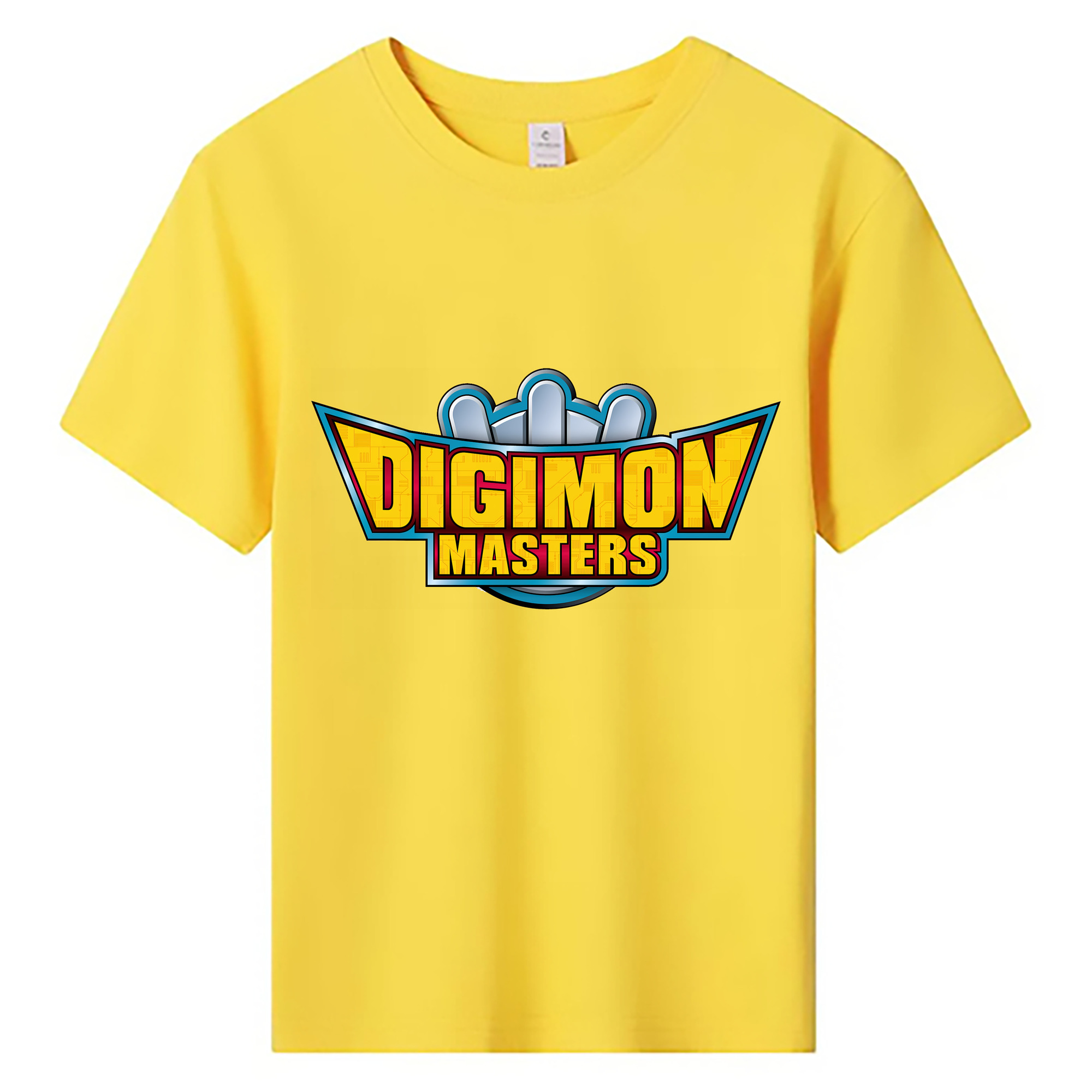 （画像用） Digimon デジタルモンスター/デジモン 綿100％キッズTシャツ（フロントプリント）