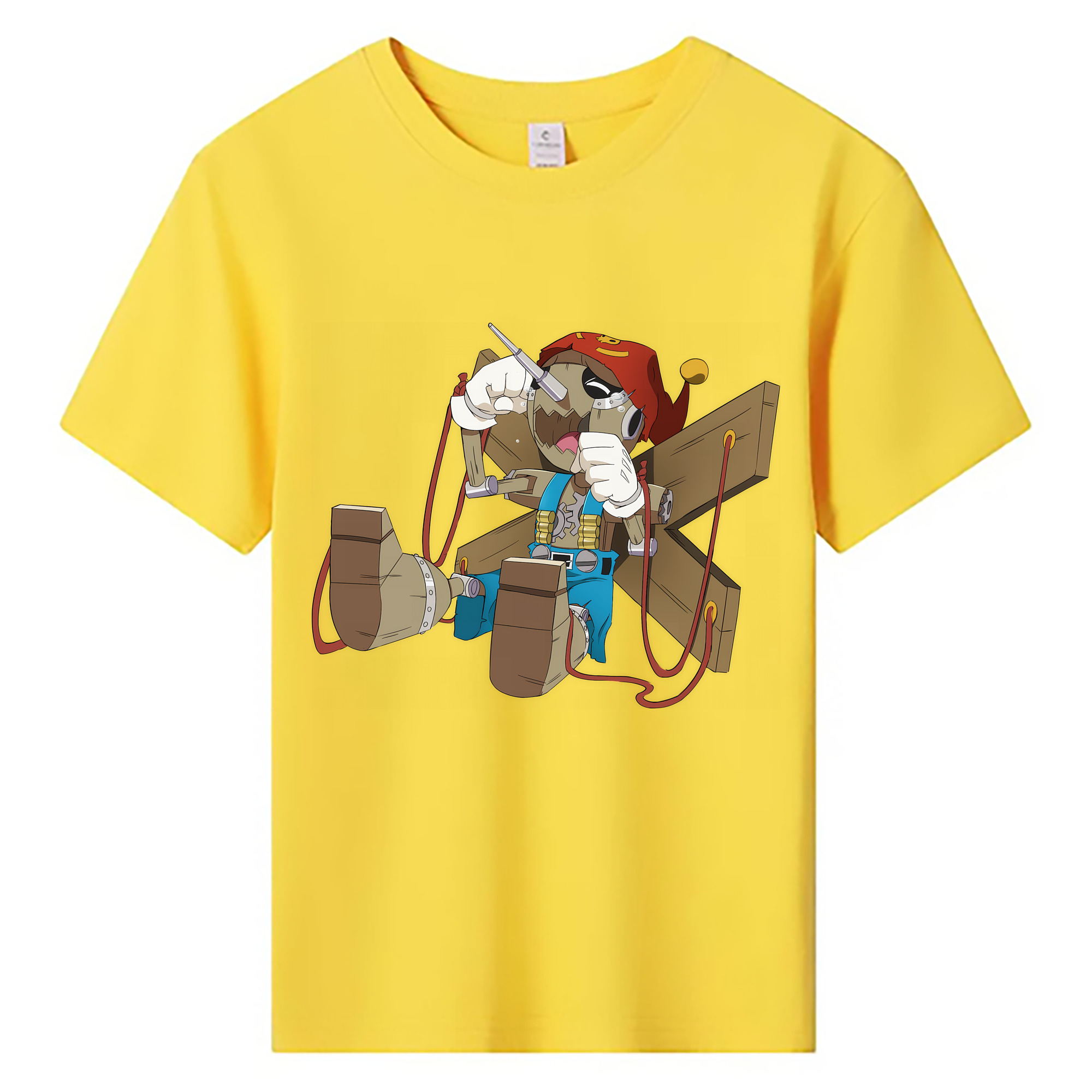 （画像用） Digimon デジタルモンスター/デジモン 綿100％キッズTシャツ（フロントプリント）