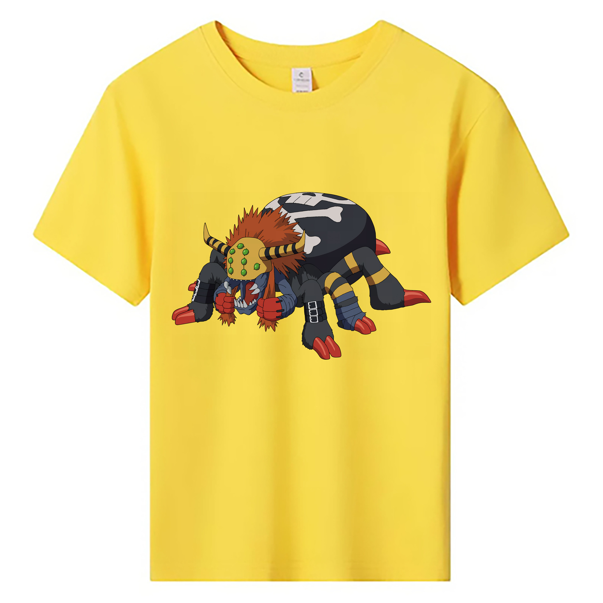 （画像用） Digimon デジタルモンスター/デジモン 綿100％キッズTシャツ（フロントプリント）
