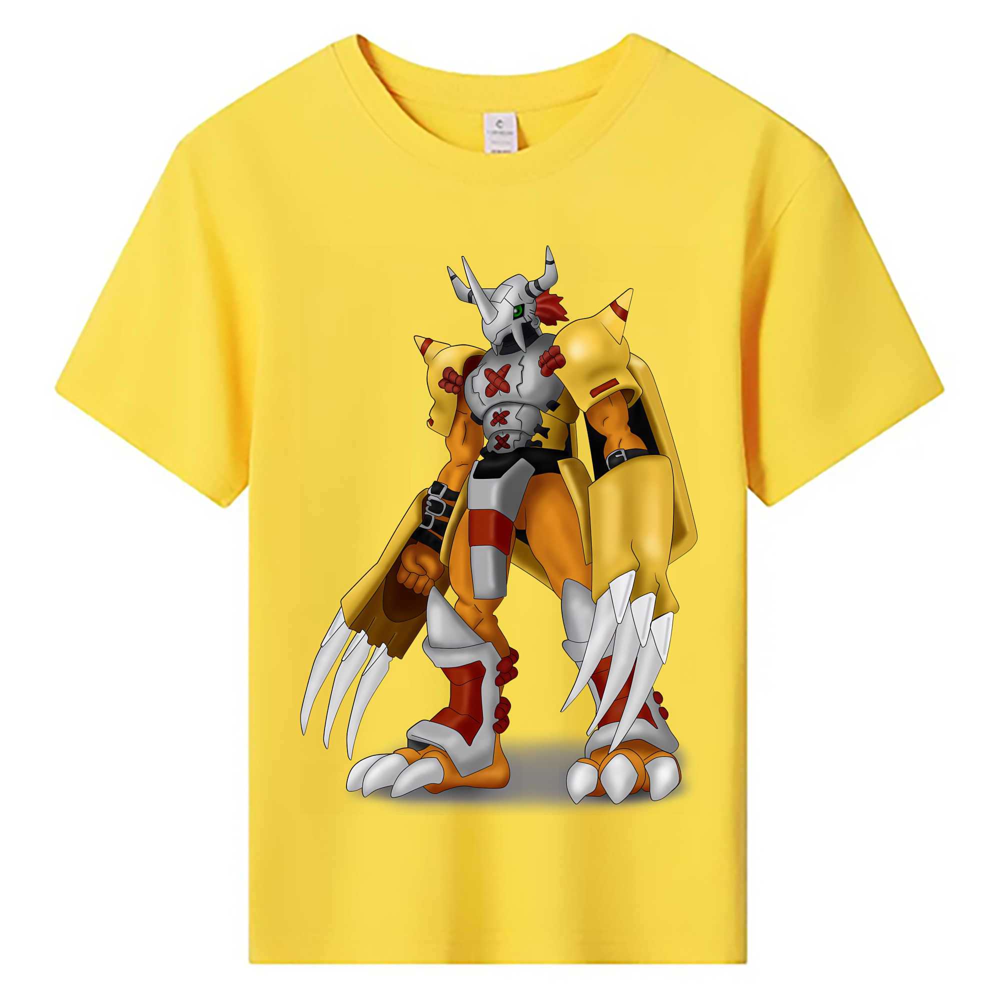 （画像用） Digimon デジタルモンスター/デジモン 綿100％キッズTシャツ（フロントプリント）