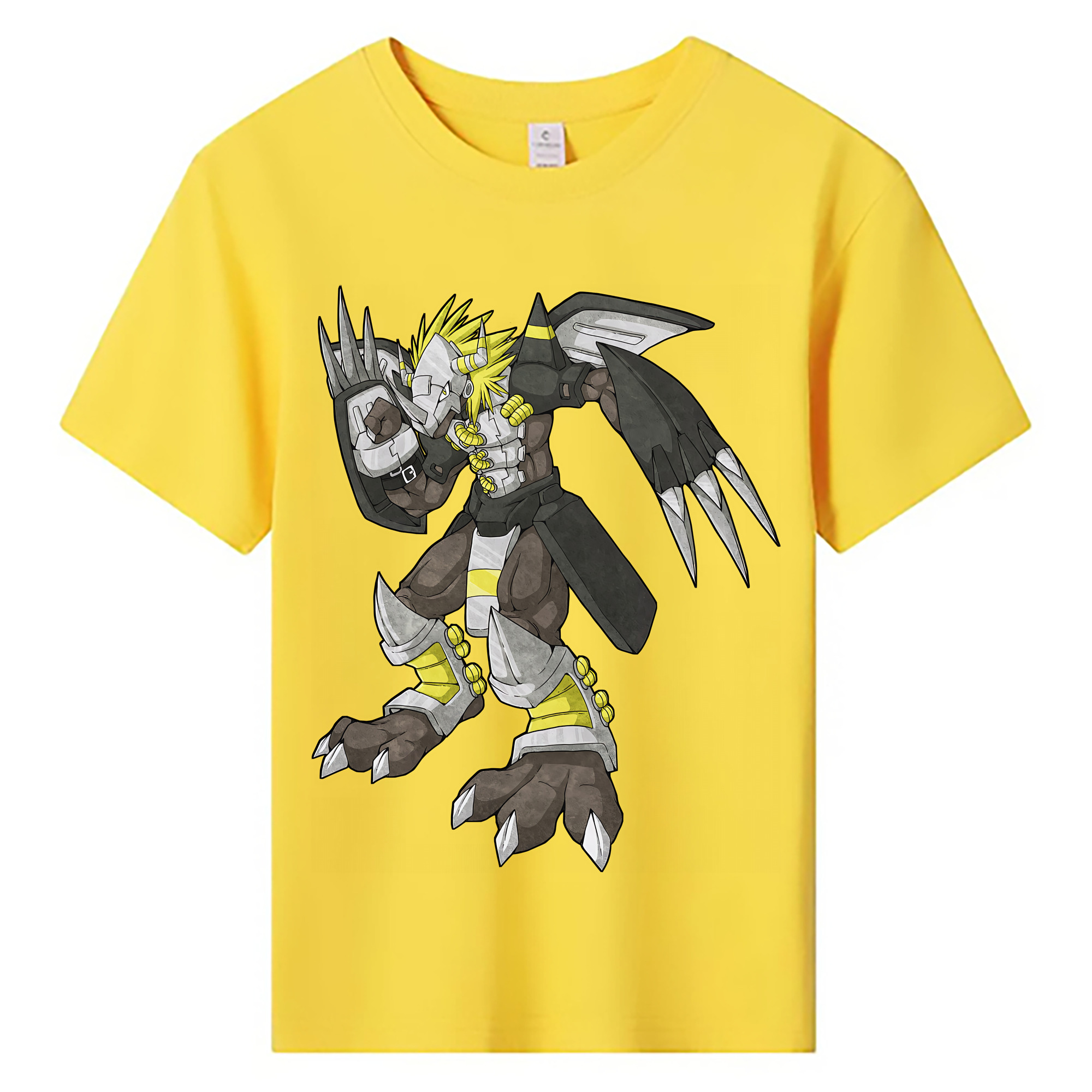 （画像用） Digimon デジタルモンスター/デジモン 綿100％キッズTシャツ（フロントプリント）