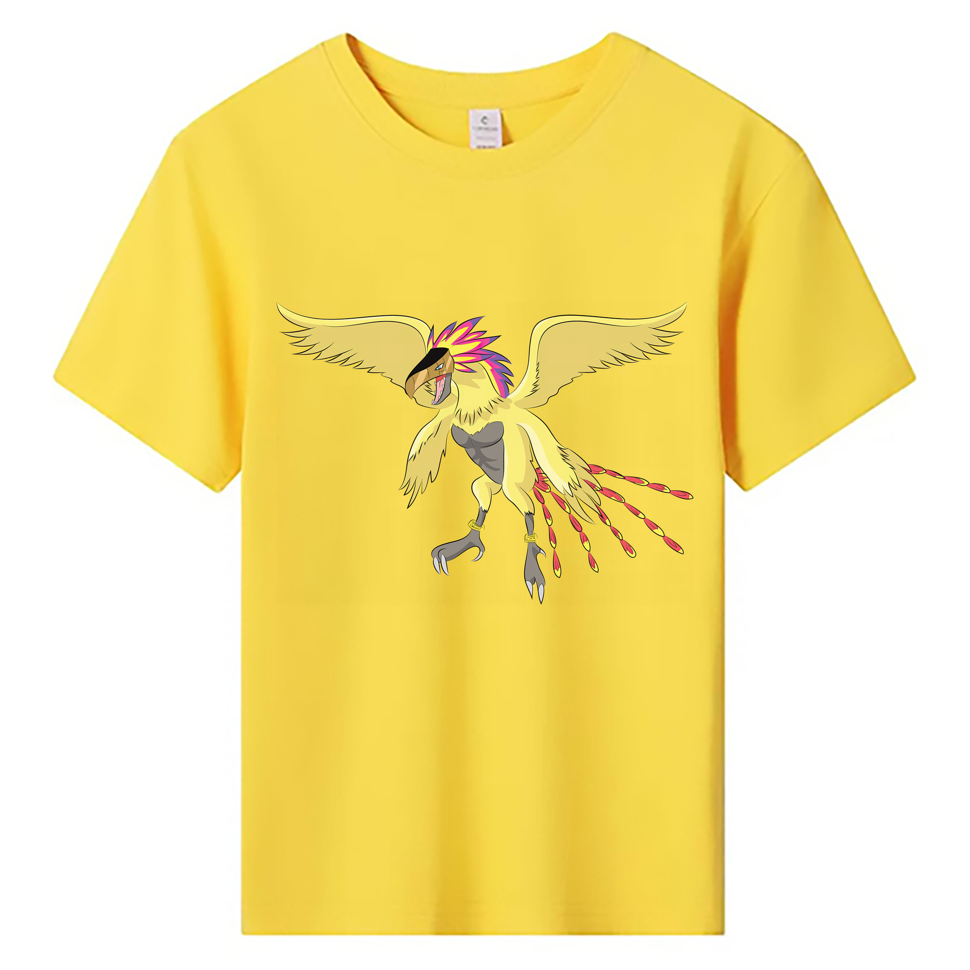 （画像用） Digimon デジタルモンスター/デジモン 綿100％キッズTシャツ（フロントプリント）