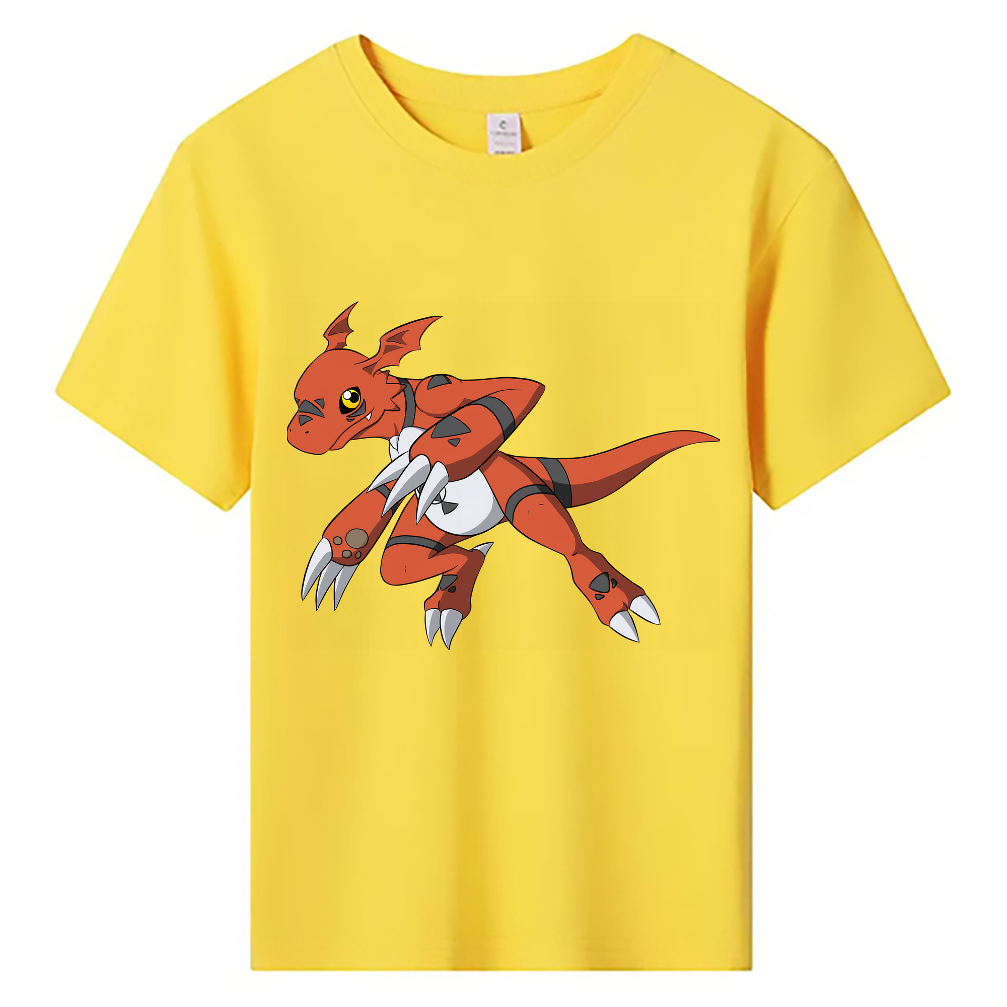 （画像用） Digimon デジタルモンスター/デジモン 綿100％キッズTシャツ（フロントプリント）
