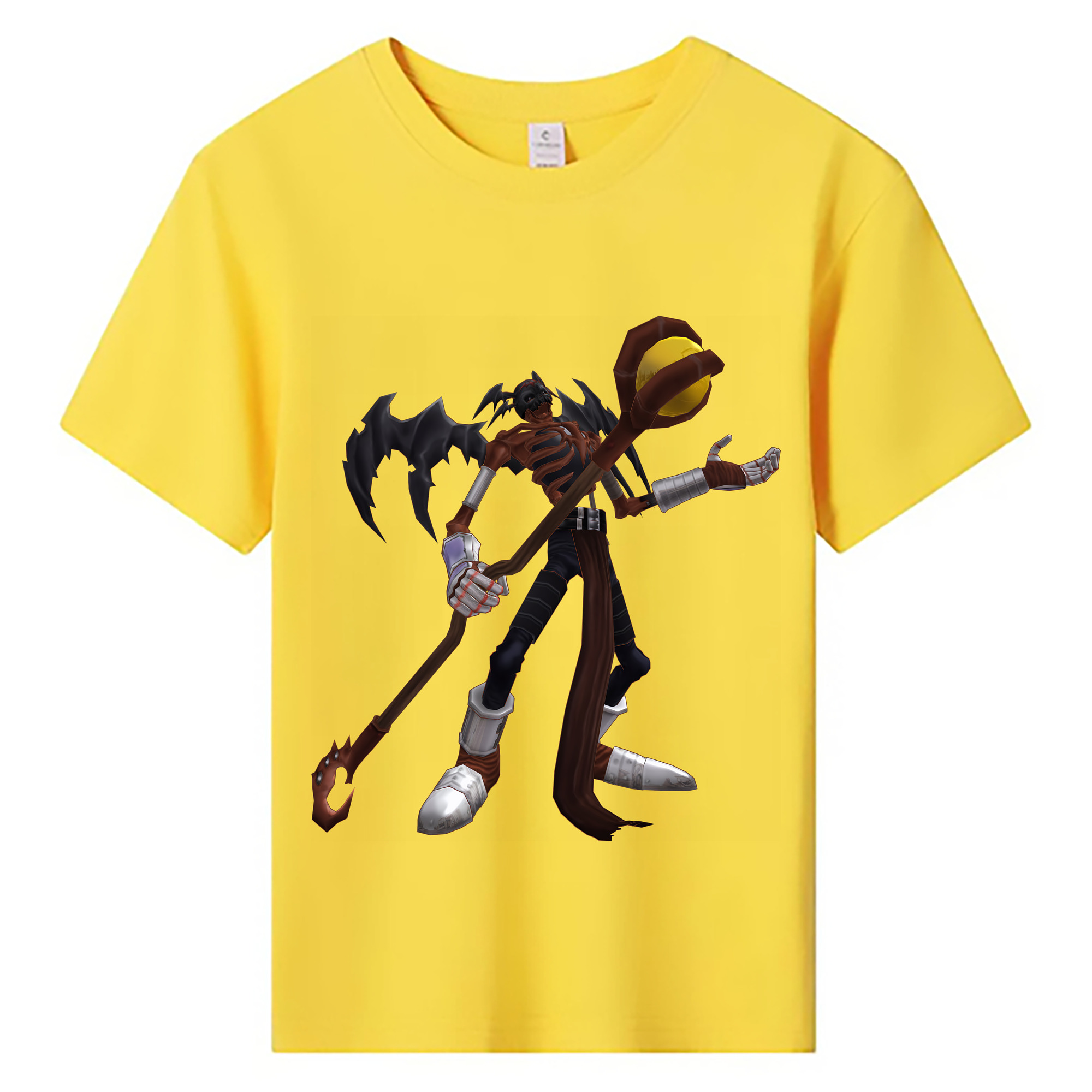（画像用） Digimon デジタルモンスター/デジモン 綿100％キッズTシャツ（フロントプリント）