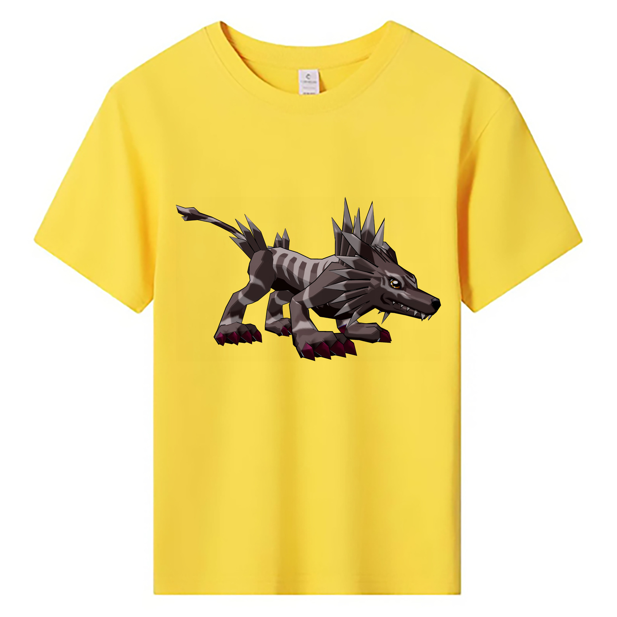 （画像用） Digimon デジタルモンスター/デジモン 綿100％キッズTシャツ（フロントプリント）