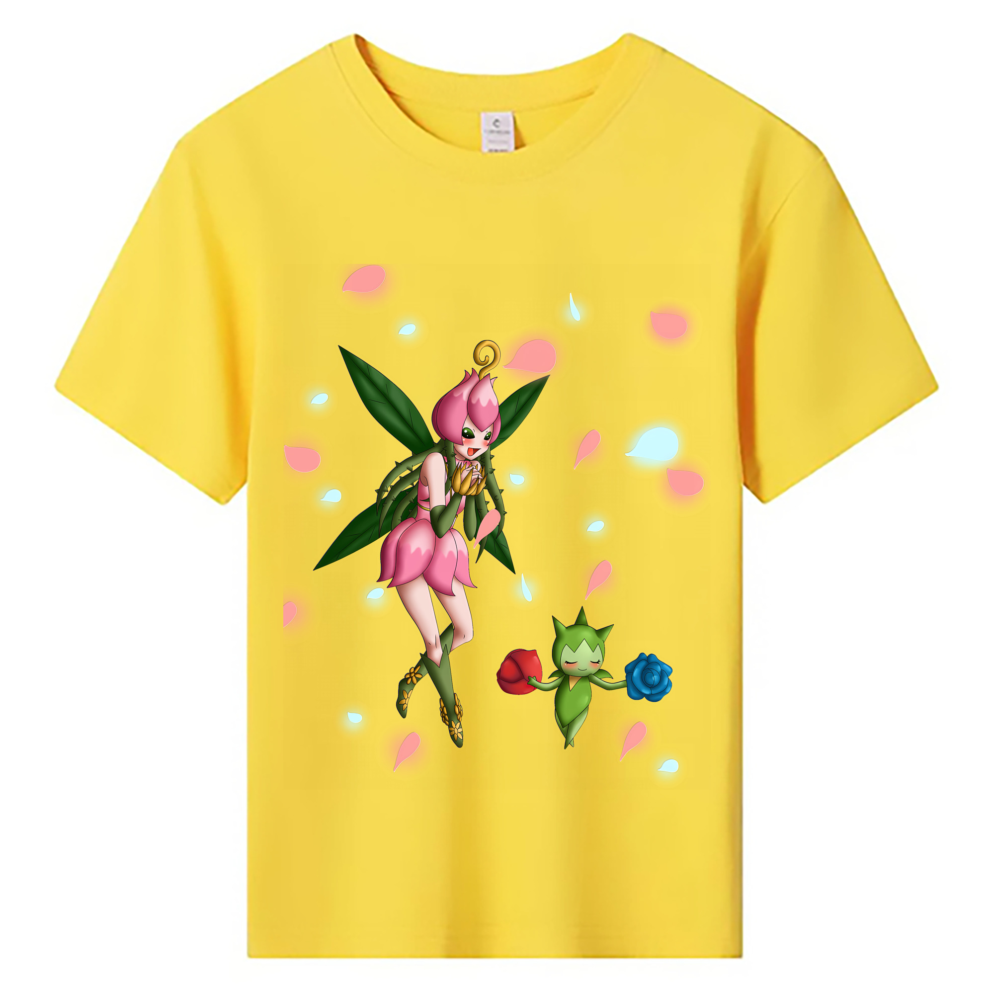 （画像用） Digimon デジタルモンスター/デジモン 綿100％キッズTシャツ（フロントプリント）