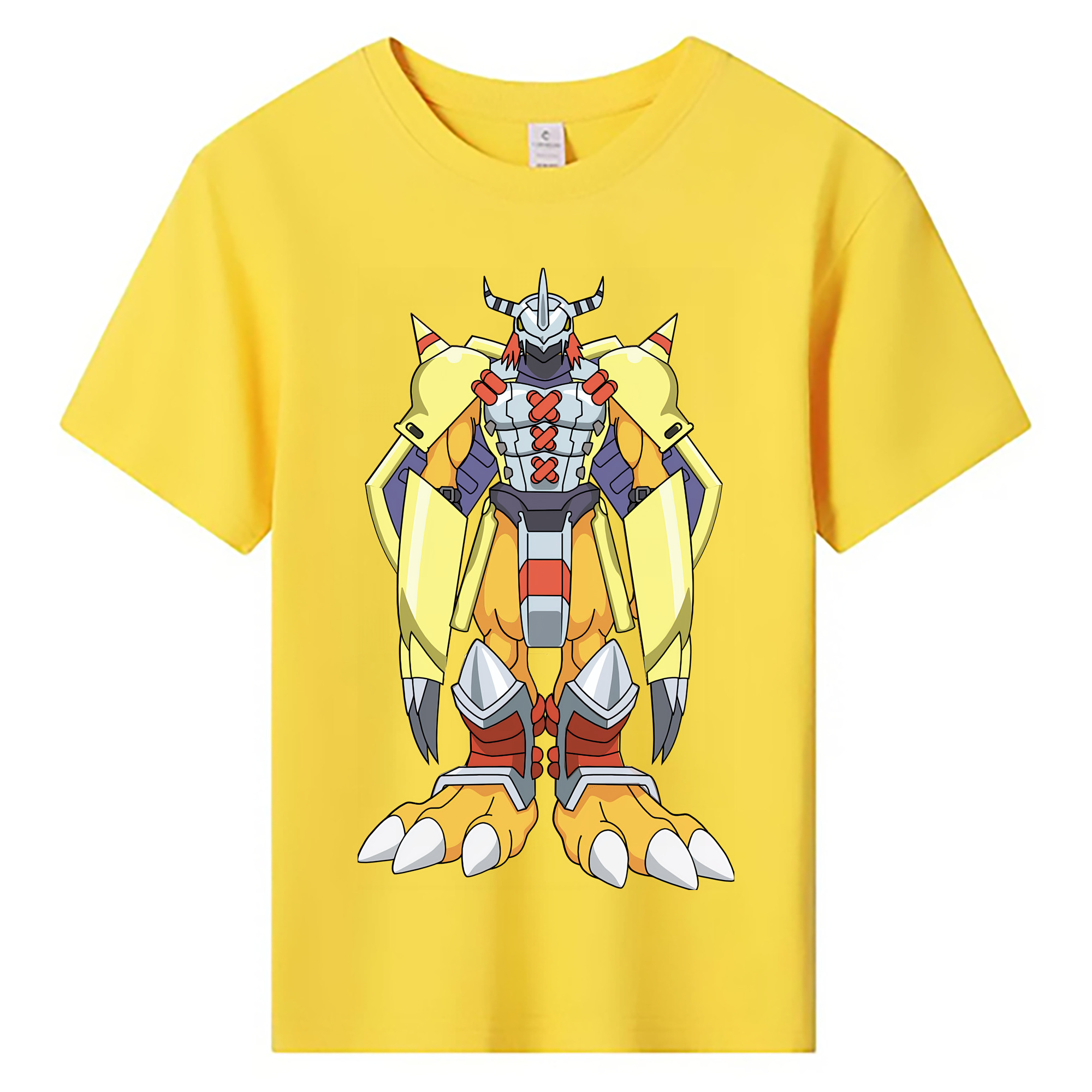 （画像用） Digimon デジタルモンスター/デジモン 綿100％キッズTシャツ（フロントプリント）
