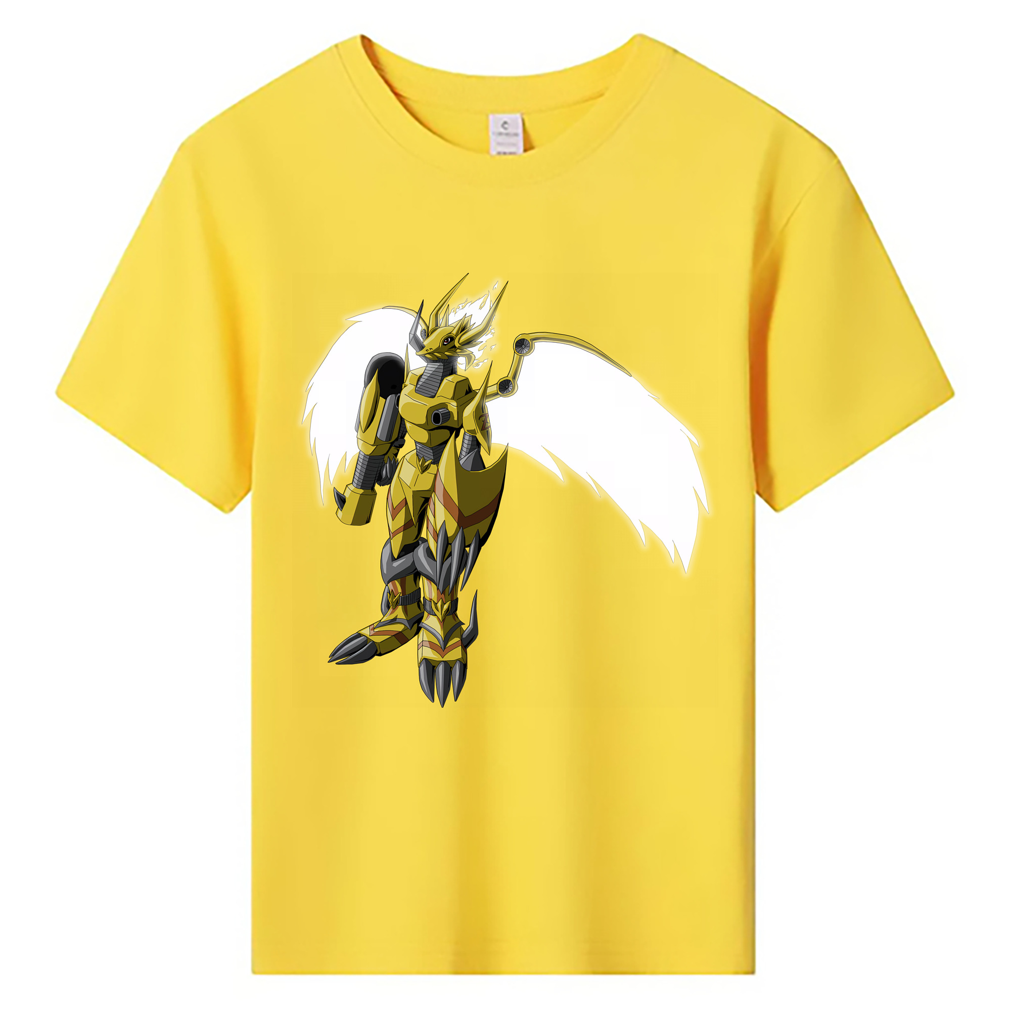 （画像用） Digimon デジタルモンスター/デジモン 綿100％キッズTシャツ（フロントプリント）