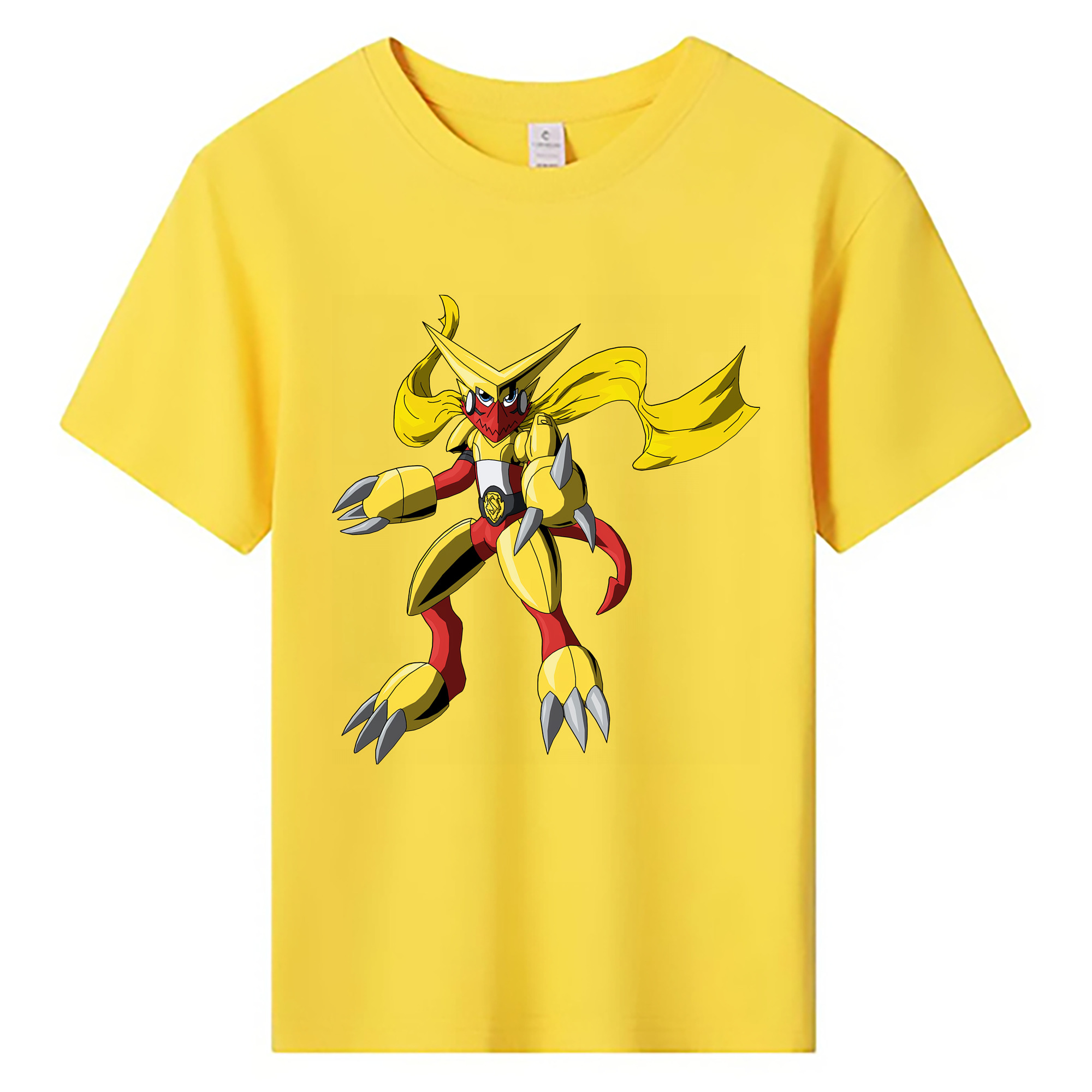 （画像用） Digimon デジタルモンスター/デジモン 綿100％キッズTシャツ（フロントプリント）