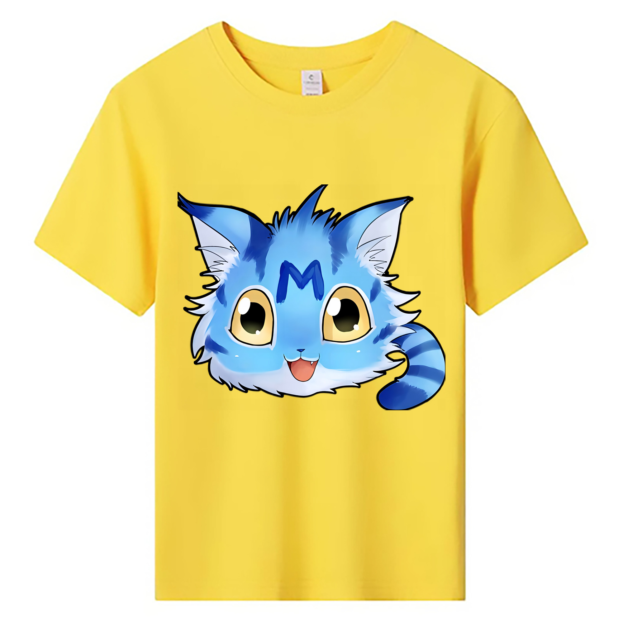 （画像用） Digimon デジタルモンスター/デジモン 綿100％キッズTシャツ（フロントプリント）