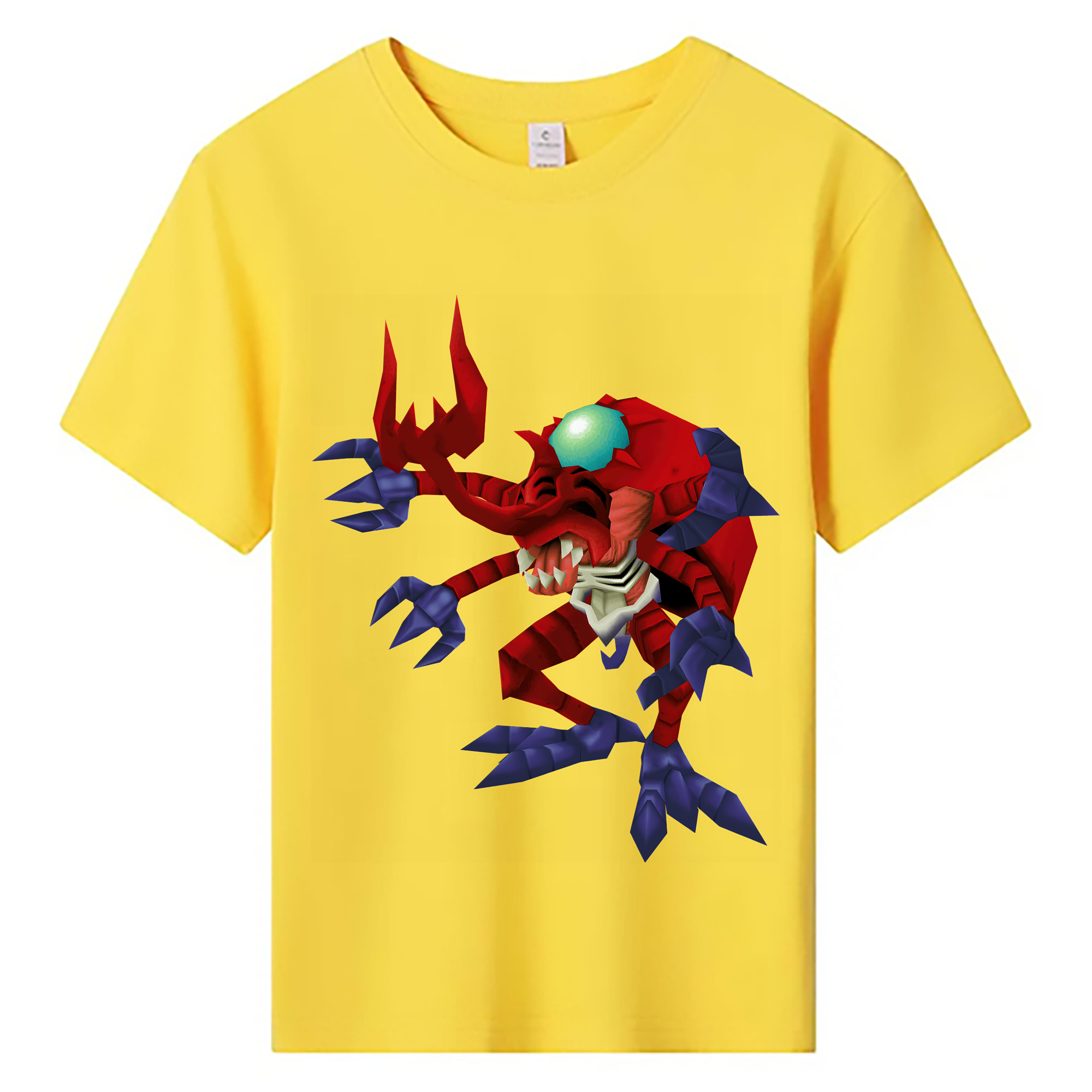 （画像用） Digimon デジタルモンスター/デジモン 綿100％キッズTシャツ（フロントプリント）