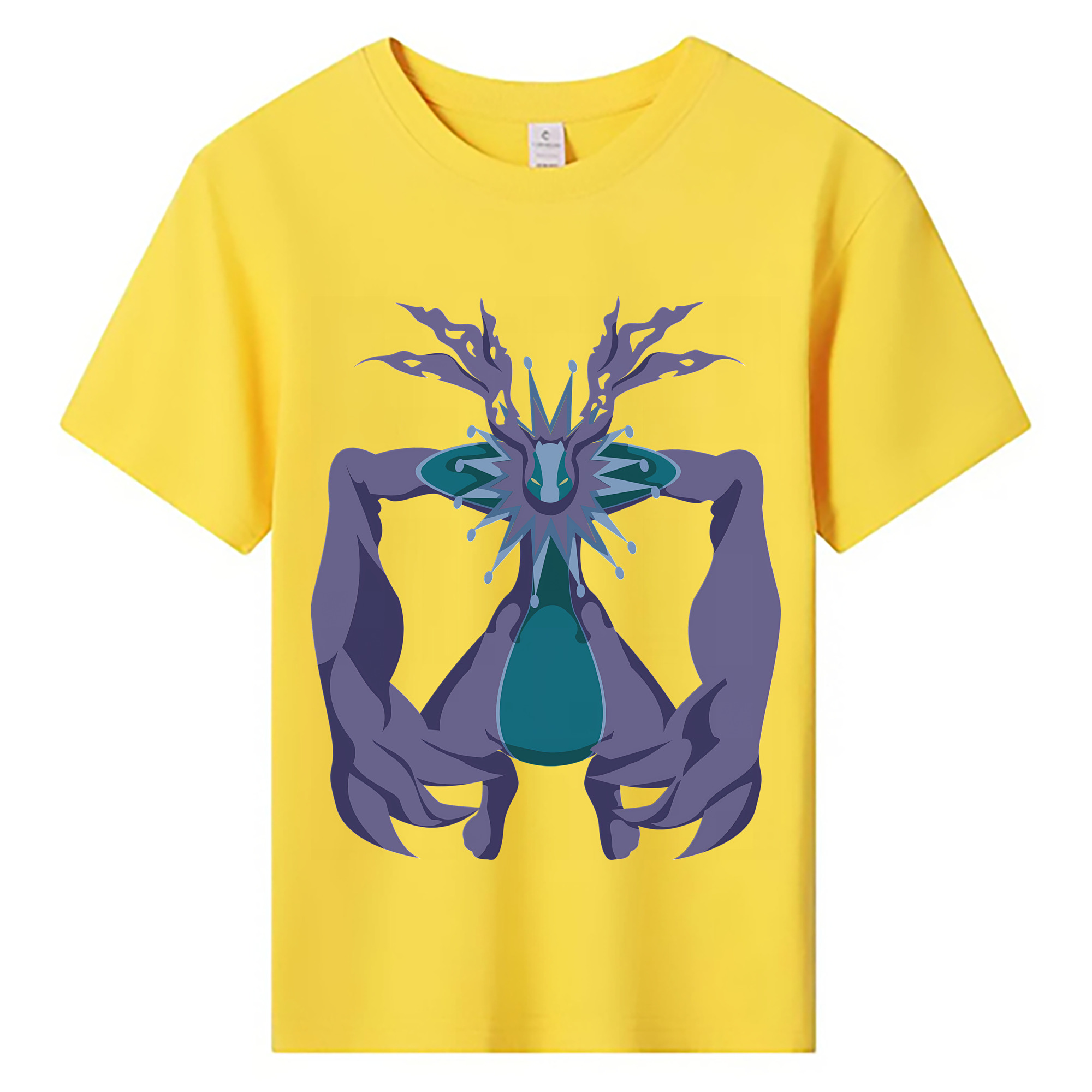 （画像用） Digimon デジタルモンスター/デジモン 綿100％キッズTシャツ（フロントプリント）