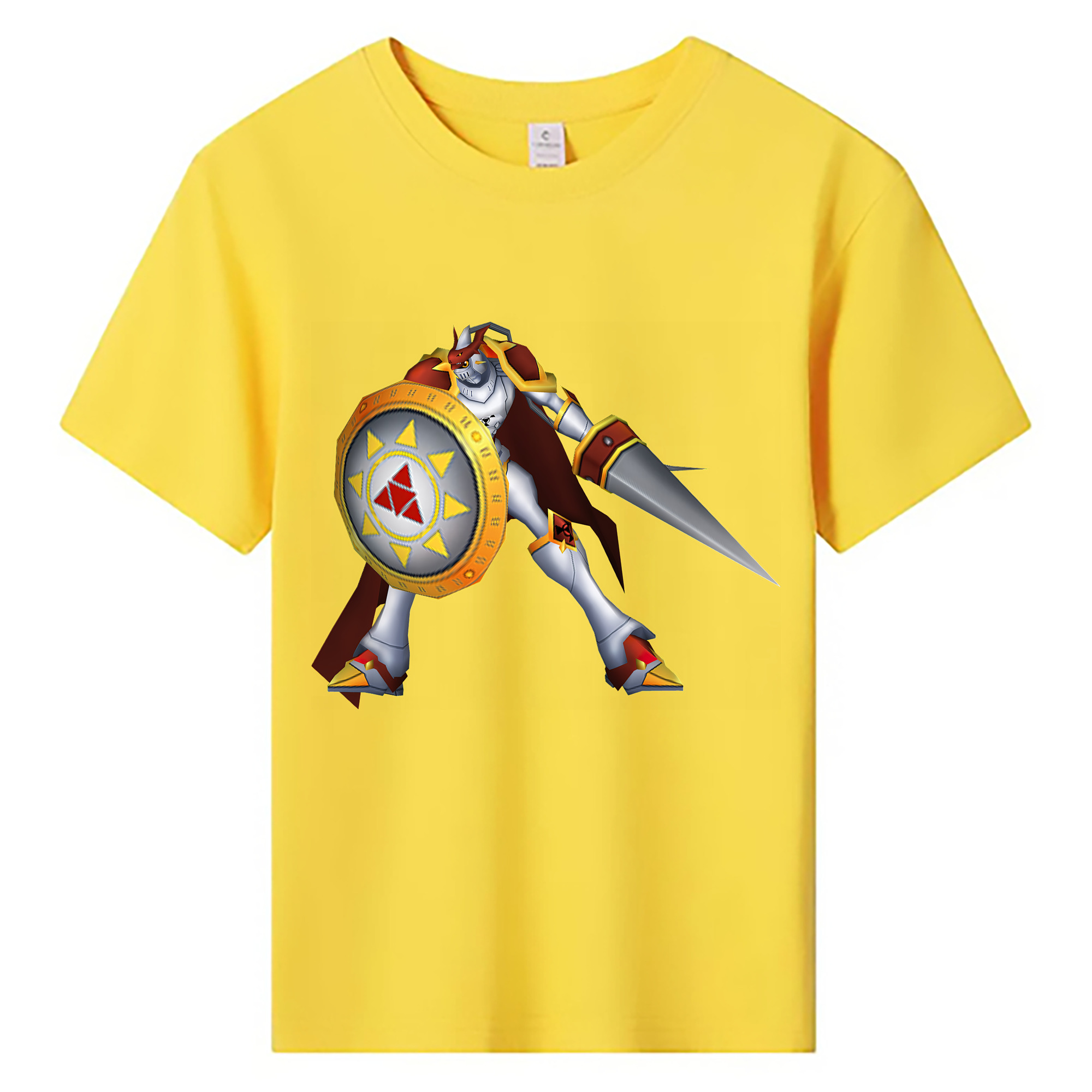（画像用） Digimon デジタルモンスター/デジモン 綿100％キッズTシャツ（フロントプリント）