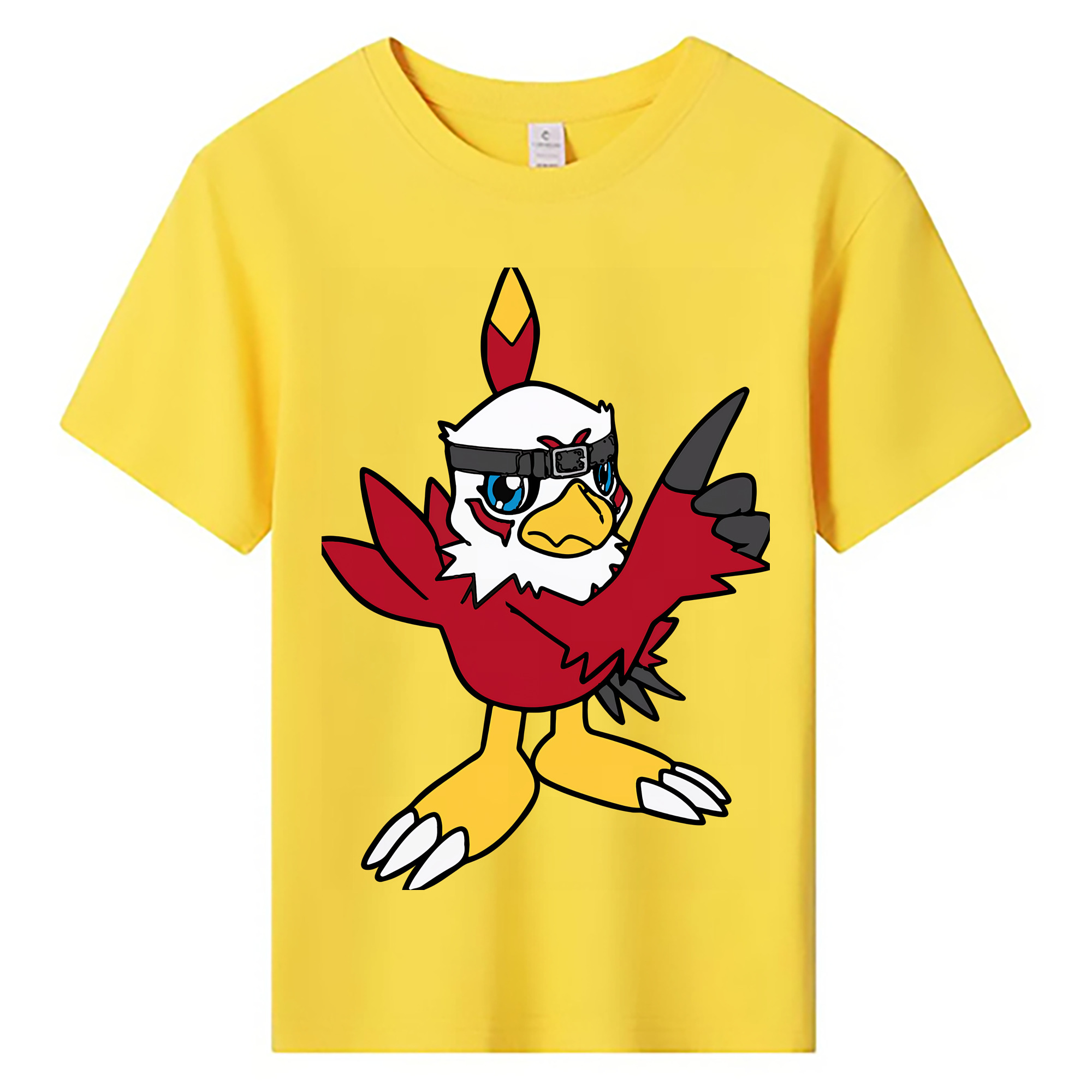 （画像用） Digimon デジタルモンスター/デジモン 綿100％キッズTシャツ（フロントプリント）