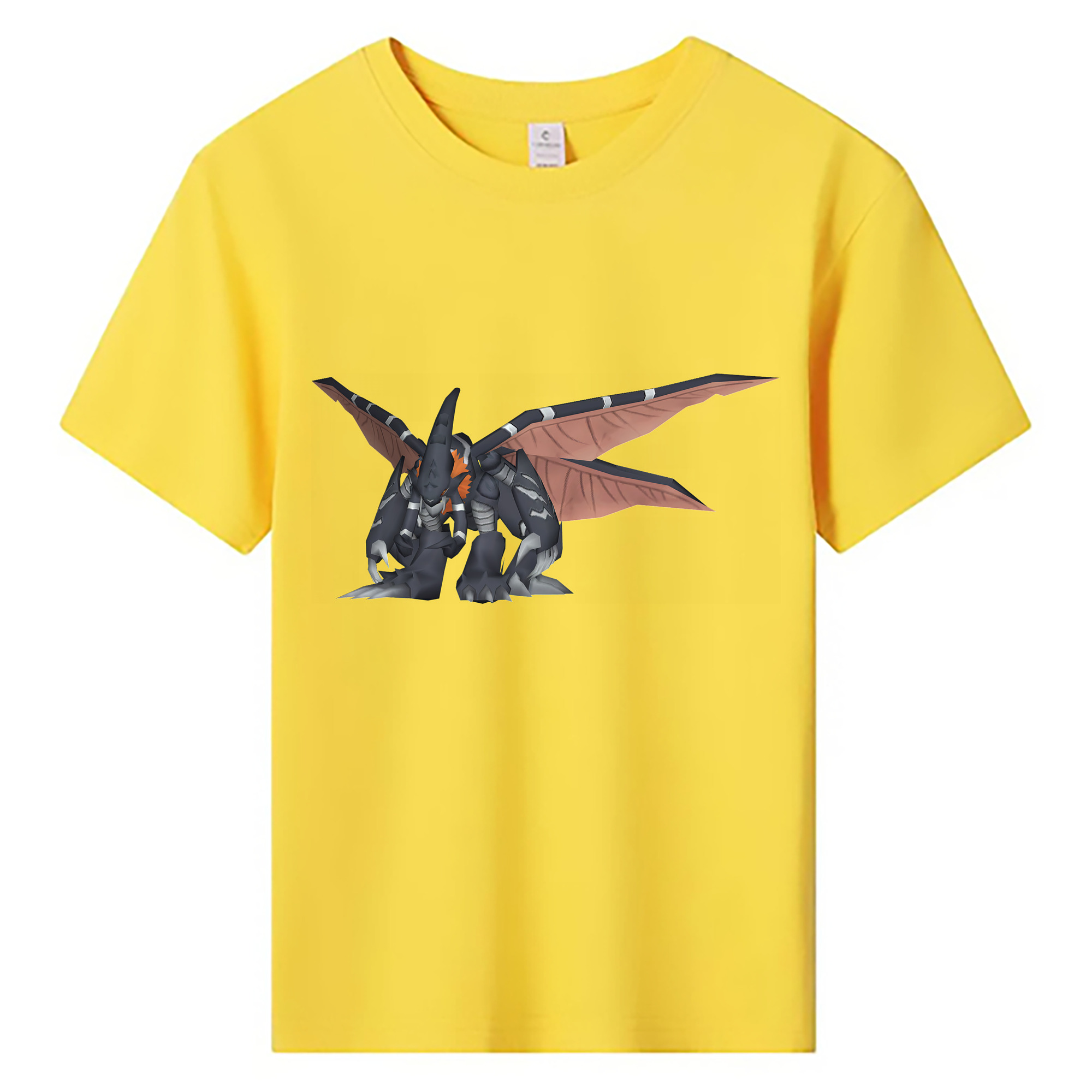 （画像用） Digimon デジタルモンスター/デジモン 綿100％キッズTシャツ（フロントプリント）