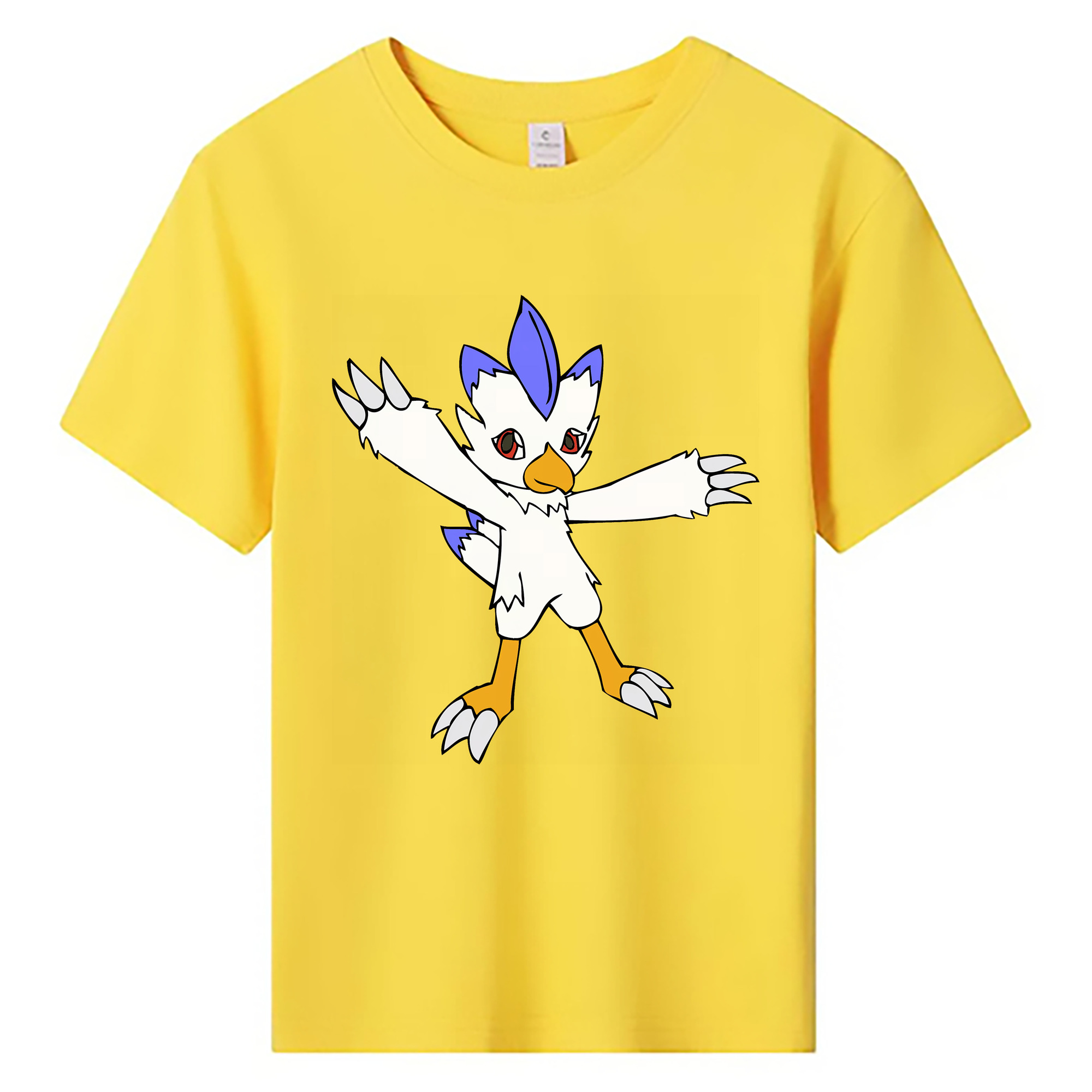 （画像用） Digimon デジタルモンスター/デジモン 綿100％キッズTシャツ（フロントプリント）