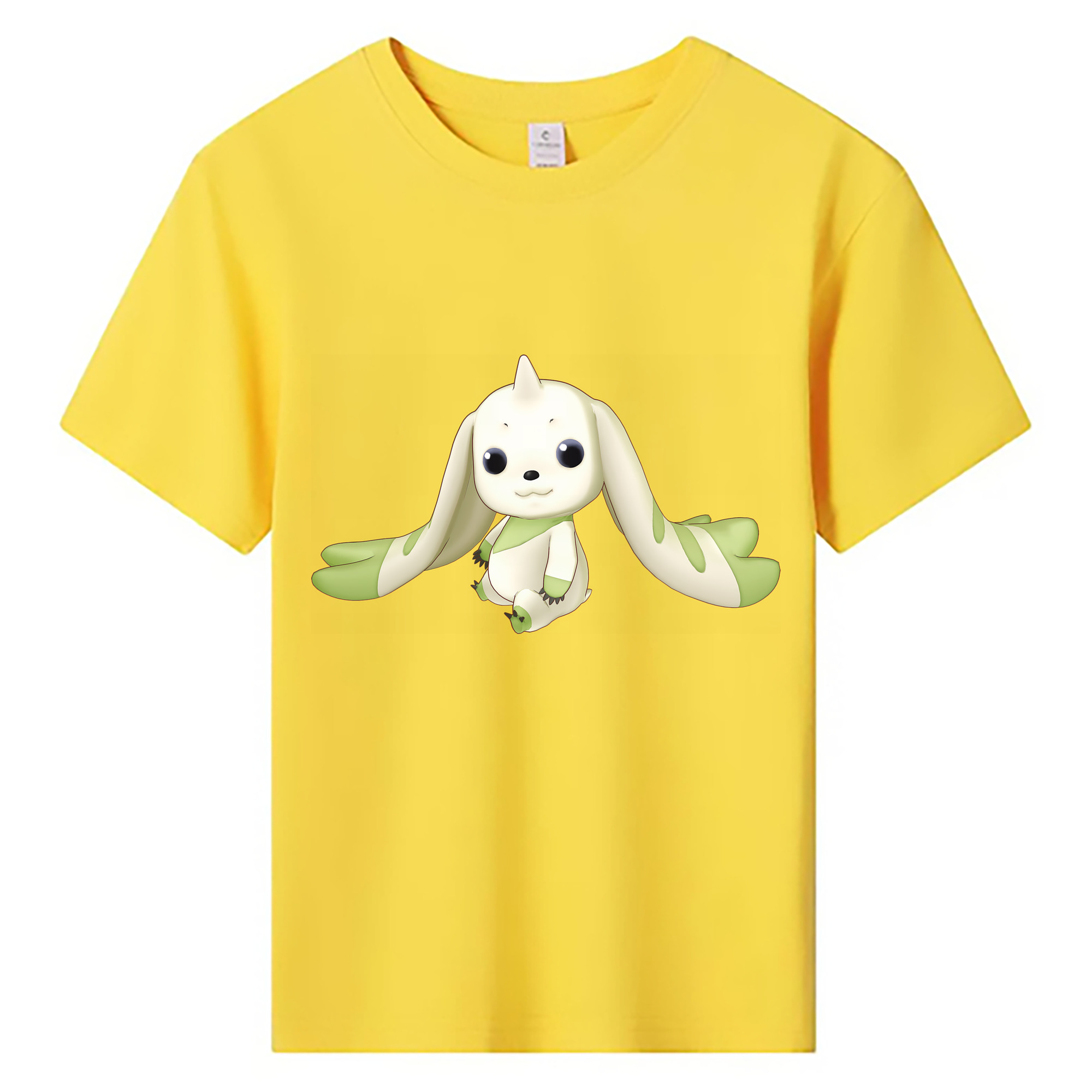 （画像用） Digimon デジタルモンスター/デジモン 綿100％キッズTシャツ（フロントプリント）