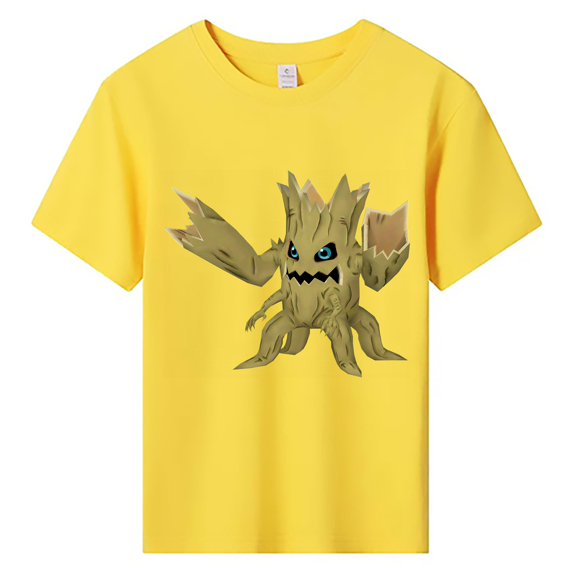 （画像用） Digimon デジタルモンスター/デジモン 綿100％キッズTシャツ（フロントプリント）