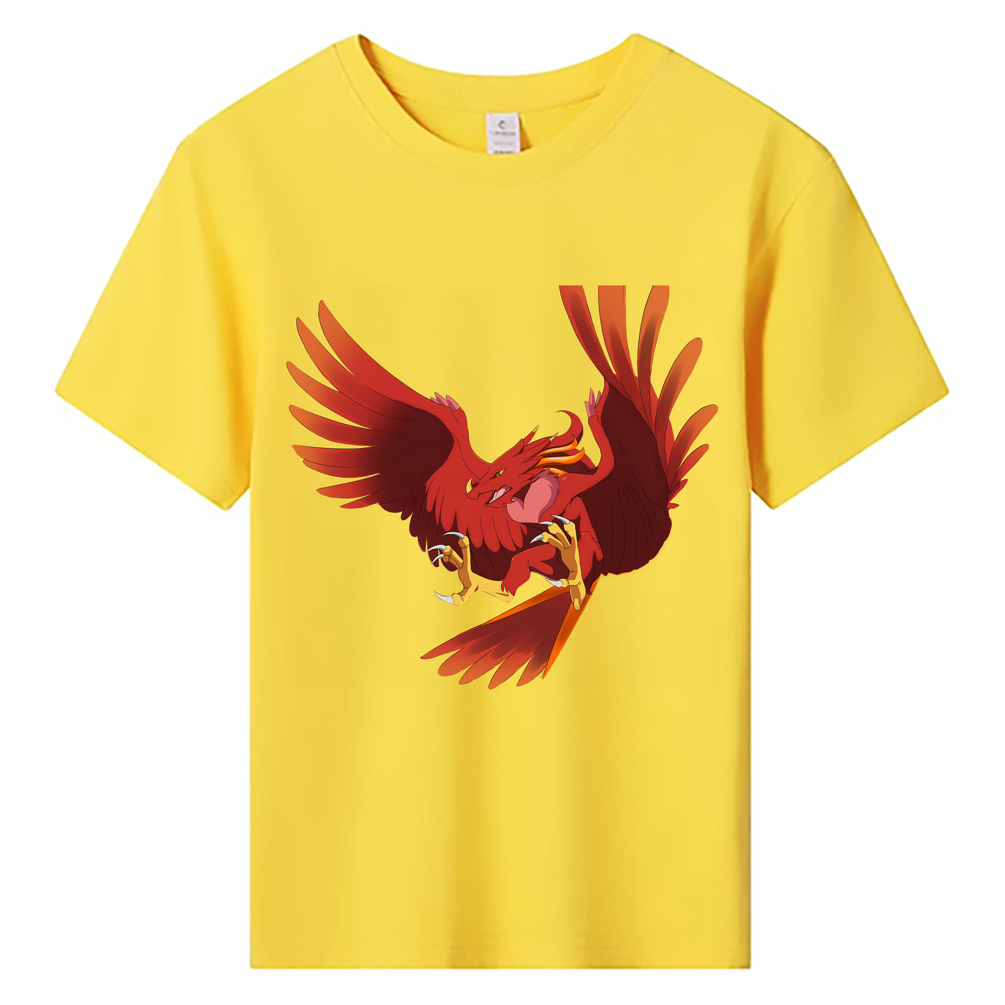 （画像用） Digimon デジタルモンスター/デジモン 綿100％キッズTシャツ（フロントプリント）