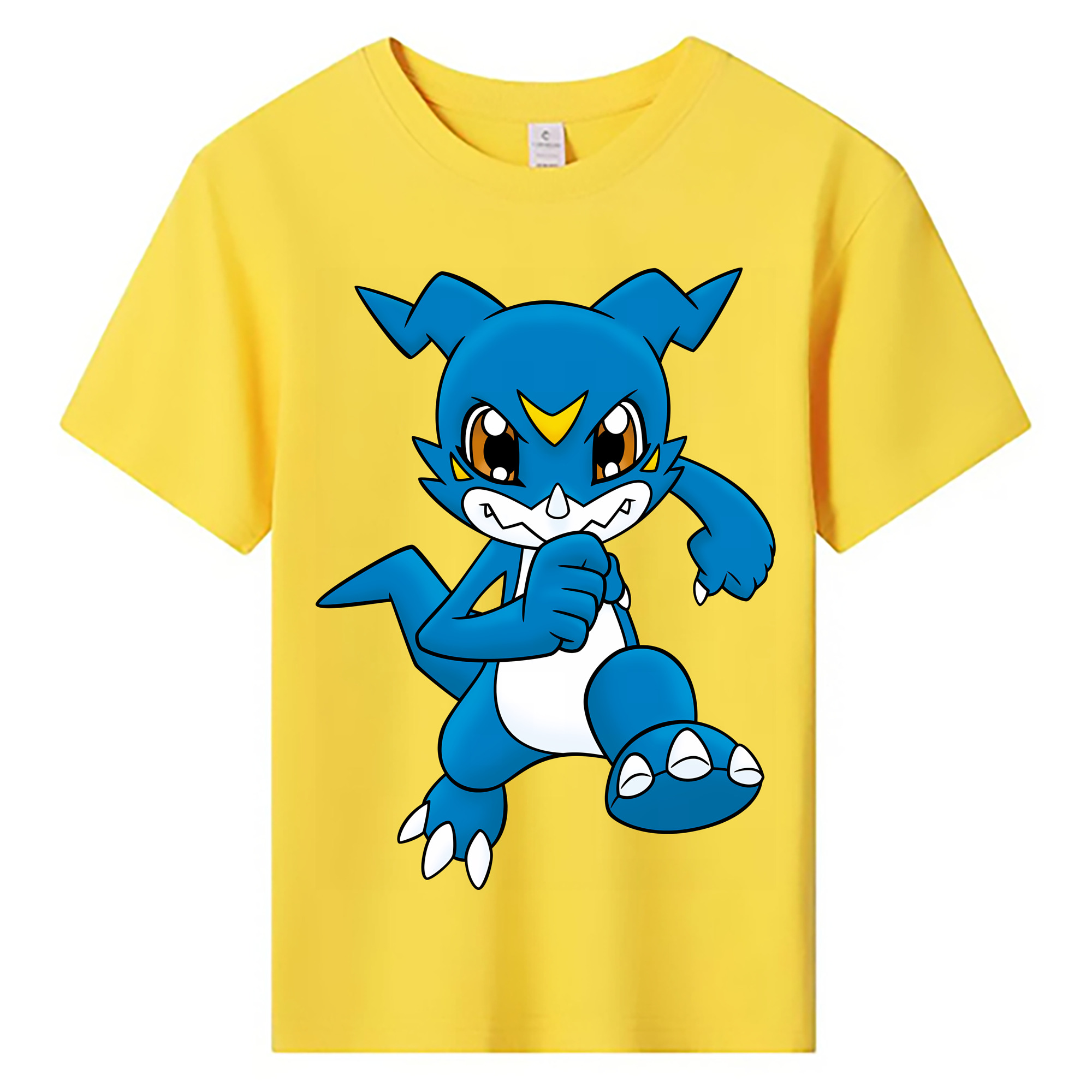 （画像用） Digimon デジタルモンスター/デジモン 綿100％キッズTシャツ（フロントプリント）