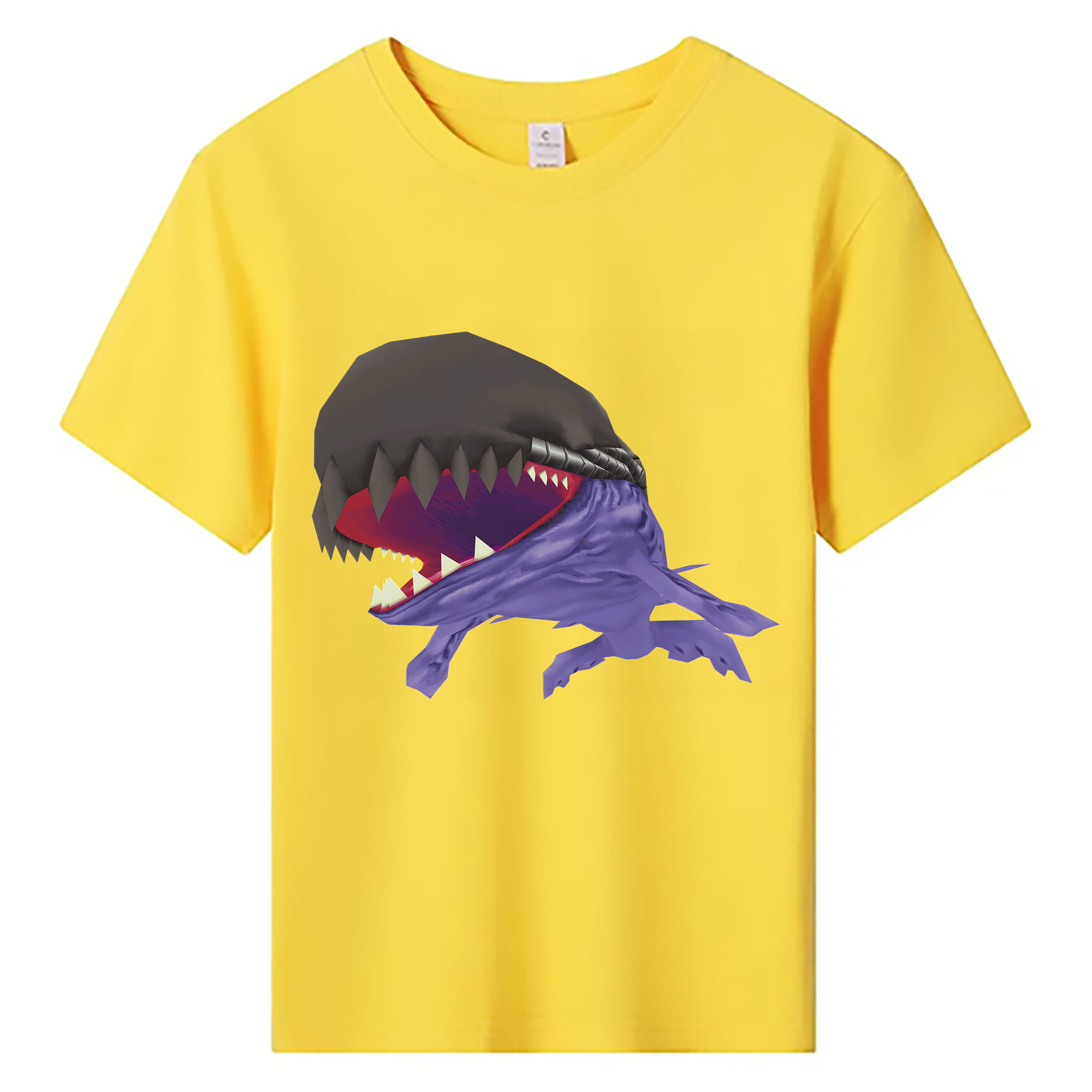（画像用） Digimon デジタルモンスター/デジモン 綿100％キッズTシャツ（フロントプリント）