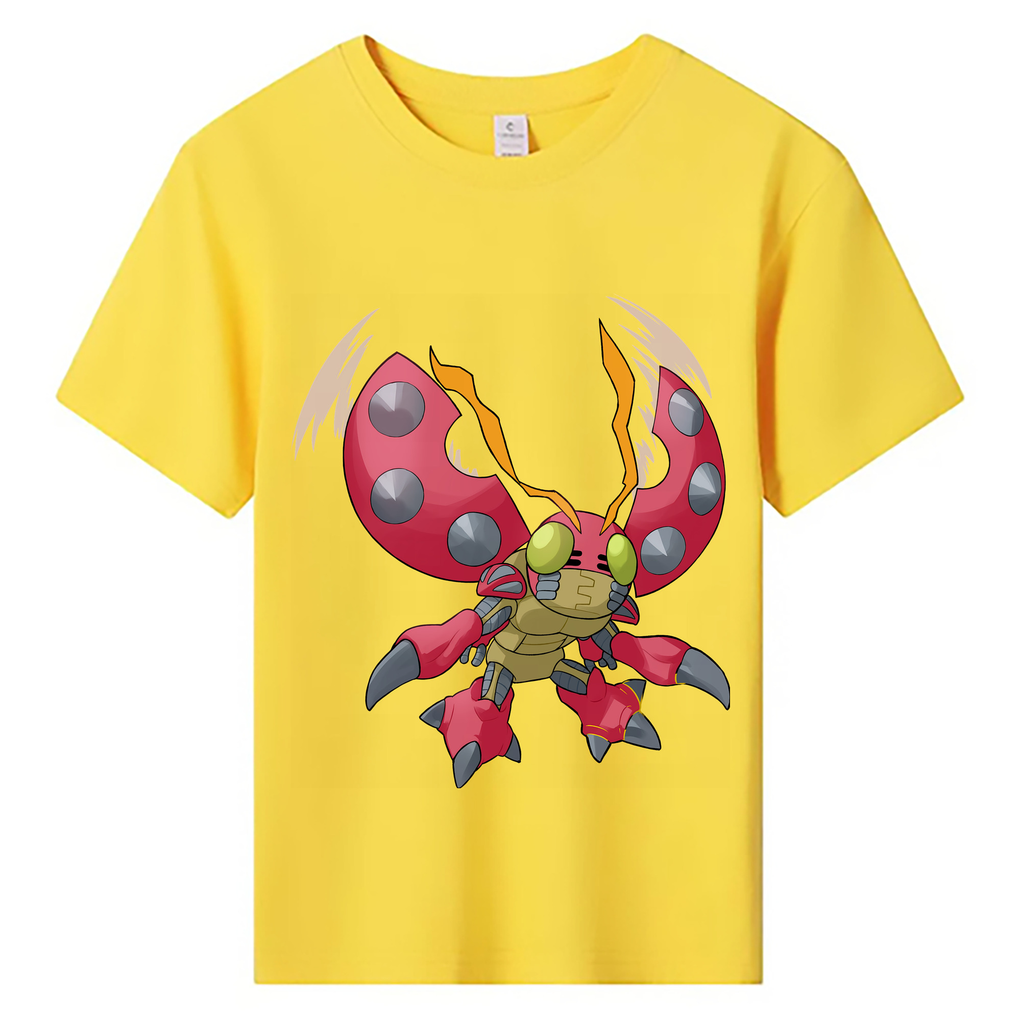 （画像用） Digimon デジタルモンスター/デジモン 綿100％キッズTシャツ（フロントプリント）