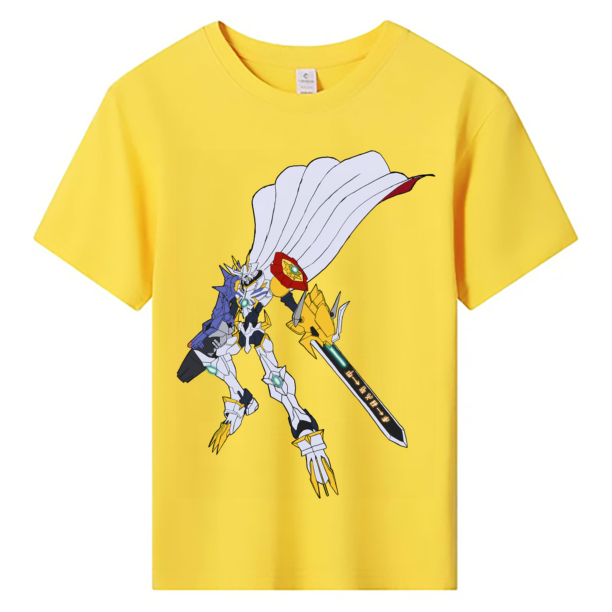 （画像用） Digimon デジタルモンスター/デジモン 綿100％キッズTシャツ（フロントプリント）