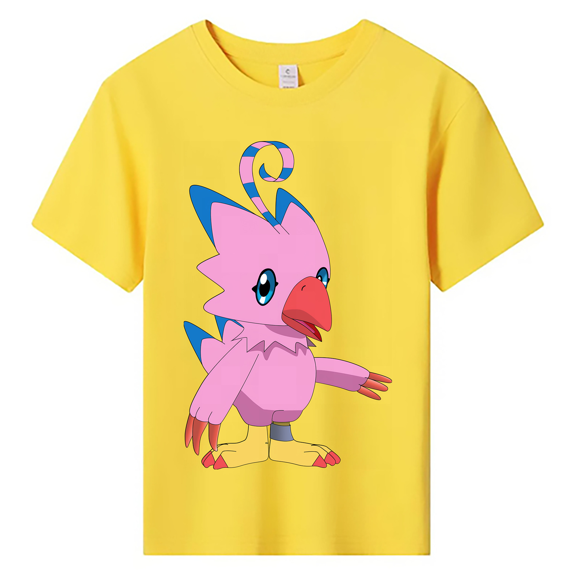 （画像用） Digimon デジタルモンスター/デジモン 綿100％キッズTシャツ（フロントプリント）