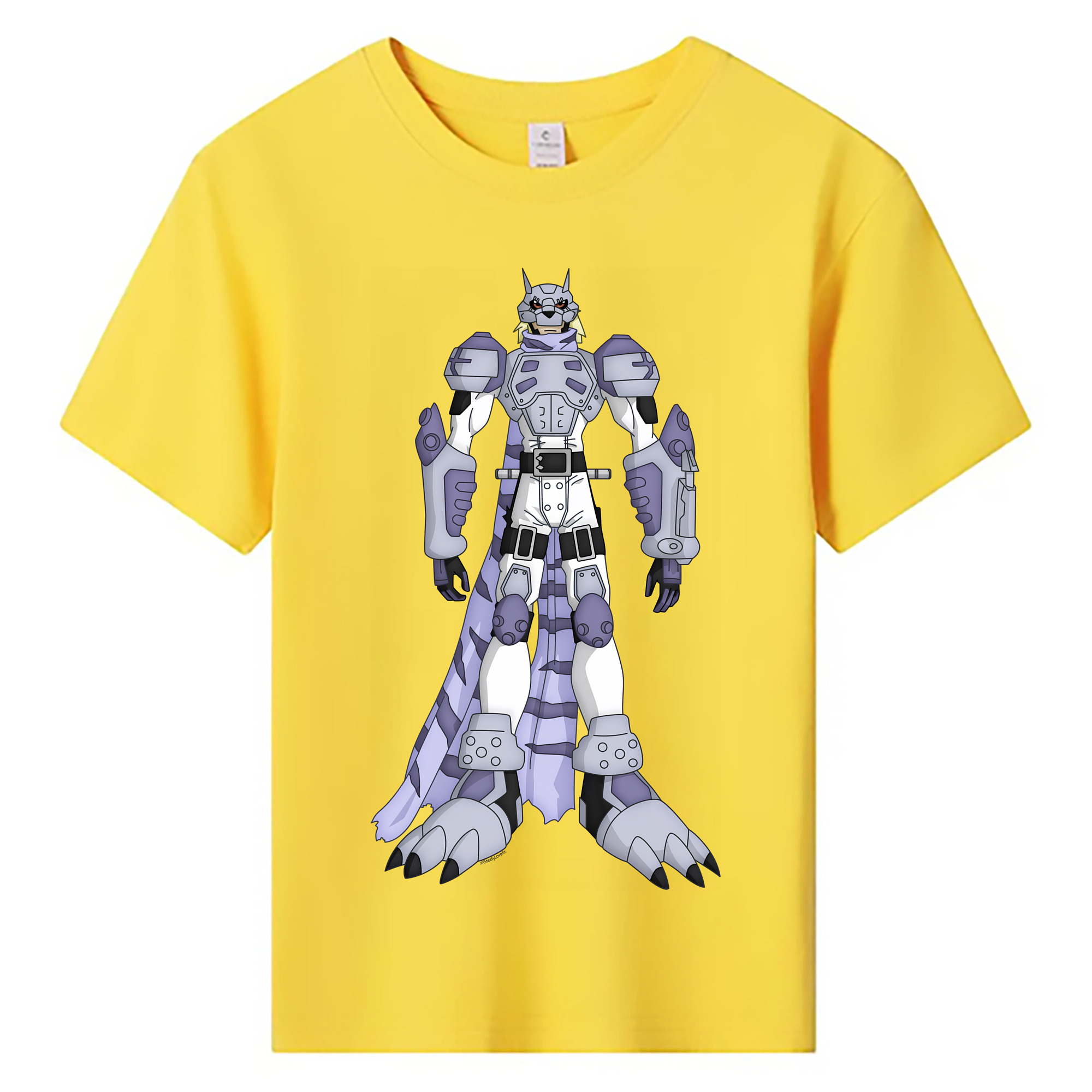 （画像用） Digimon デジタルモンスター/デジモン 綿100％キッズTシャツ（フロントプリント）