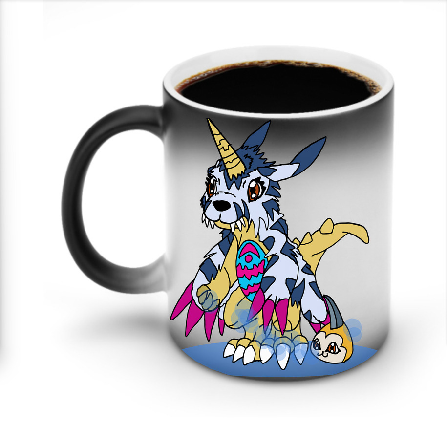 （画像用） Digimon デジタルモンスター/デジモン 温度変色マグカップ